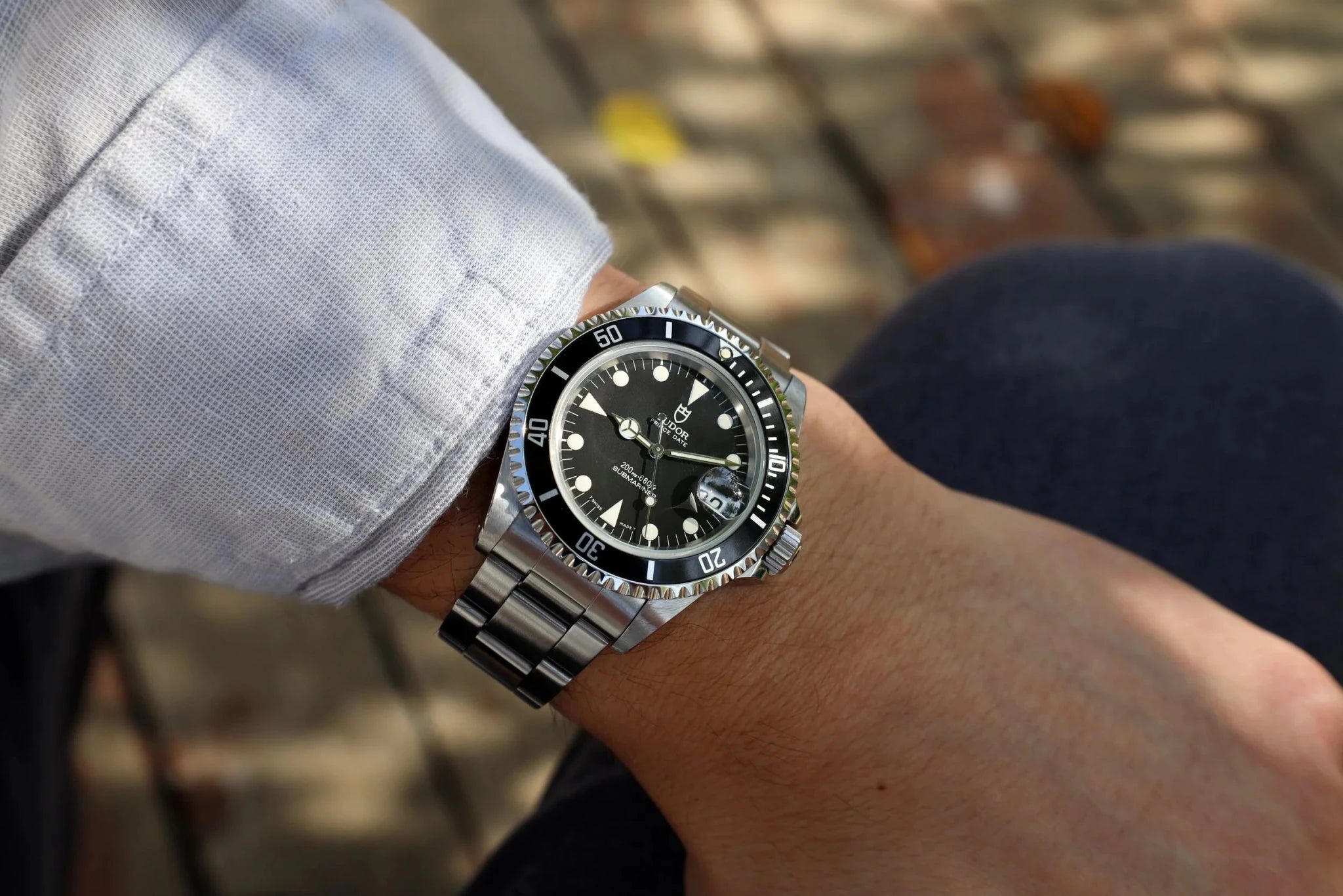 1997 Tudor Submariner Ref. 79190 | Creamy Patina - Sierra Time Co
