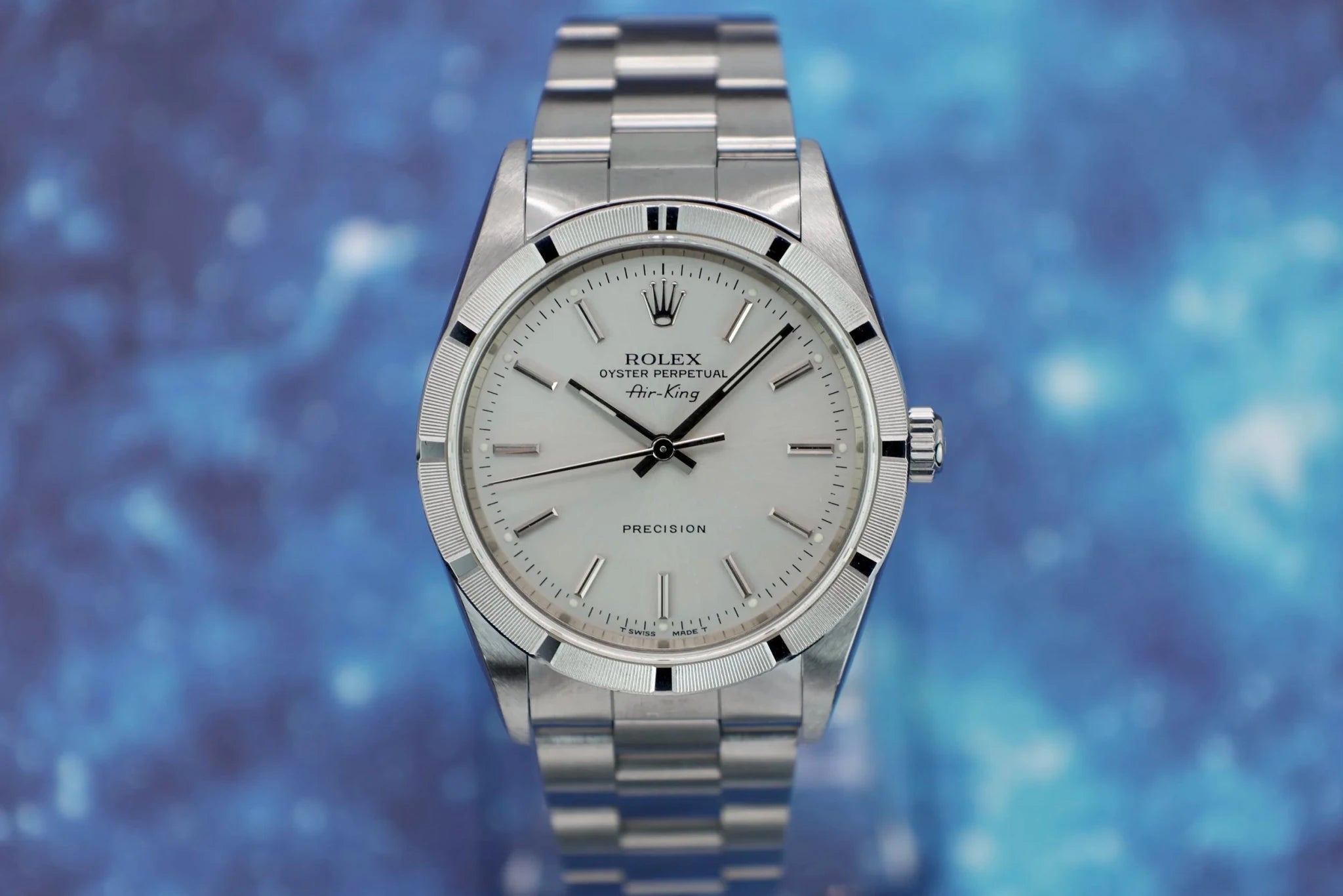 1998 Rolex Air-King Ref. 14010 | Mint | Silver Dial - Sierra Time Co