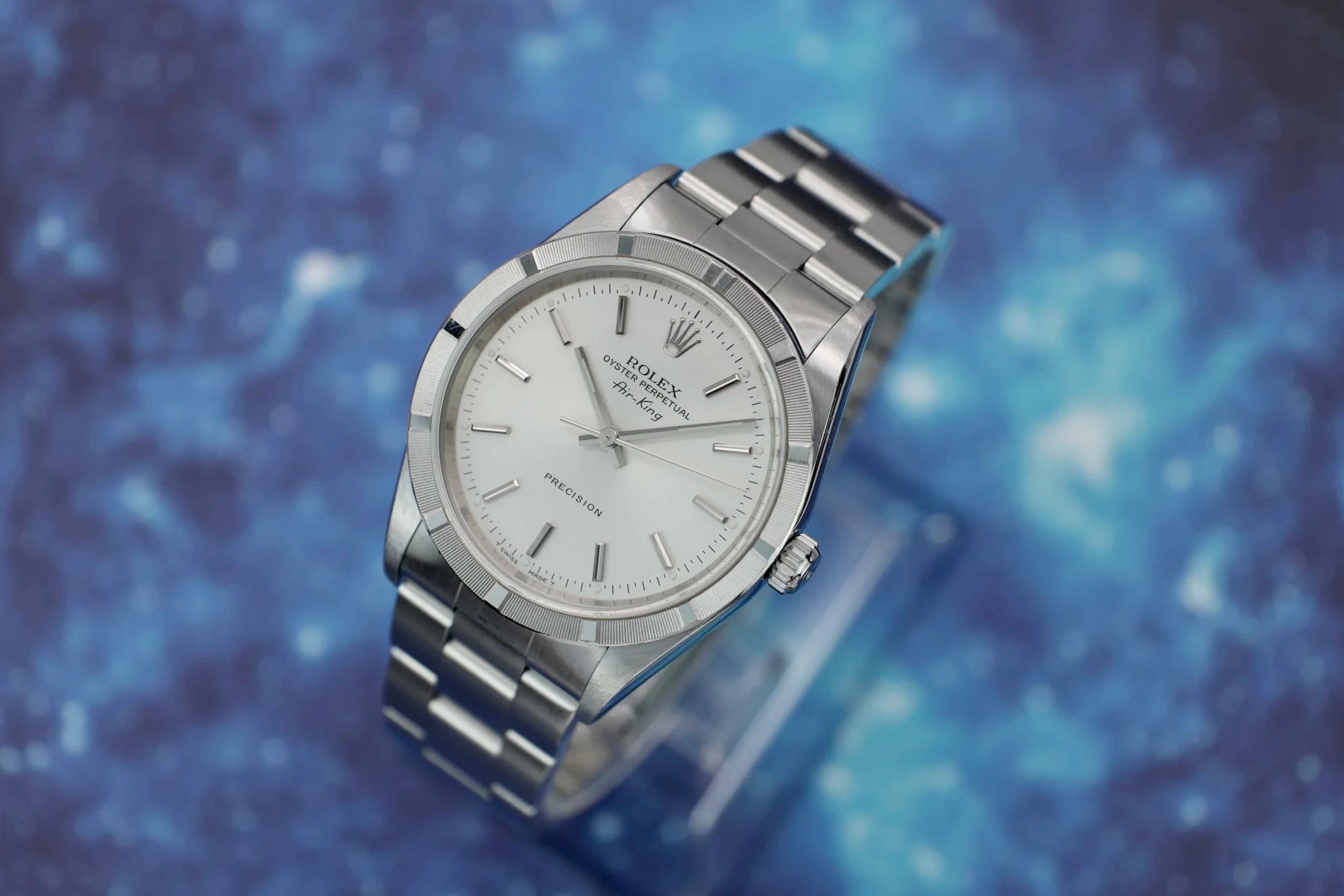 1998 Rolex Air-King Ref. 14010 | Mint | Silver Dial - Sierra Time Co