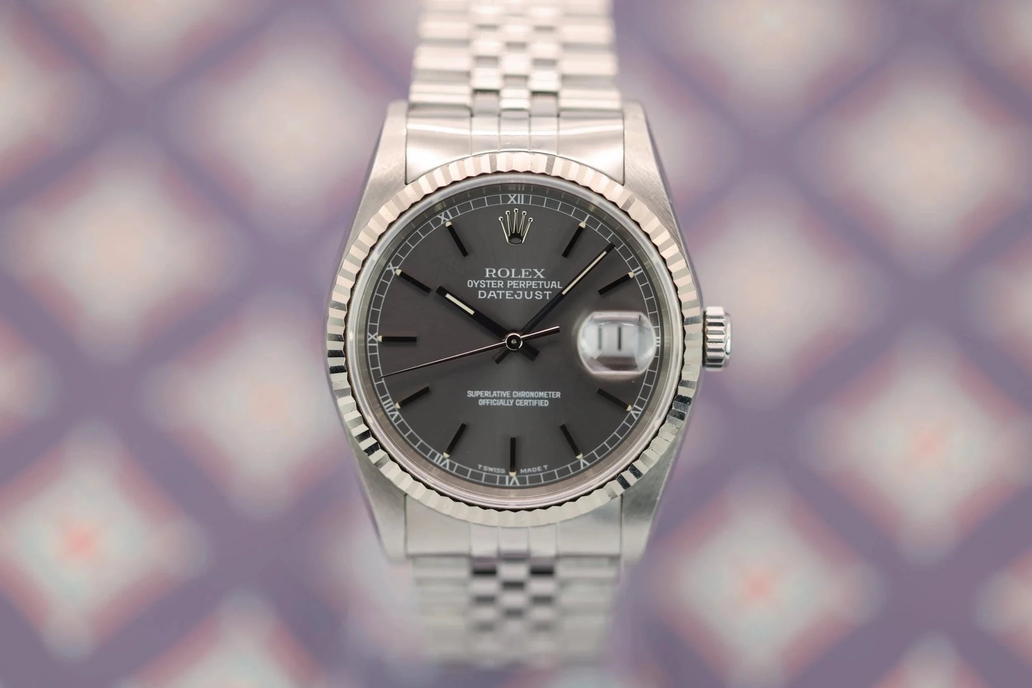 1998 Rolex Datejust Ref. 16234 | Grey Dial - Sierra Time Co