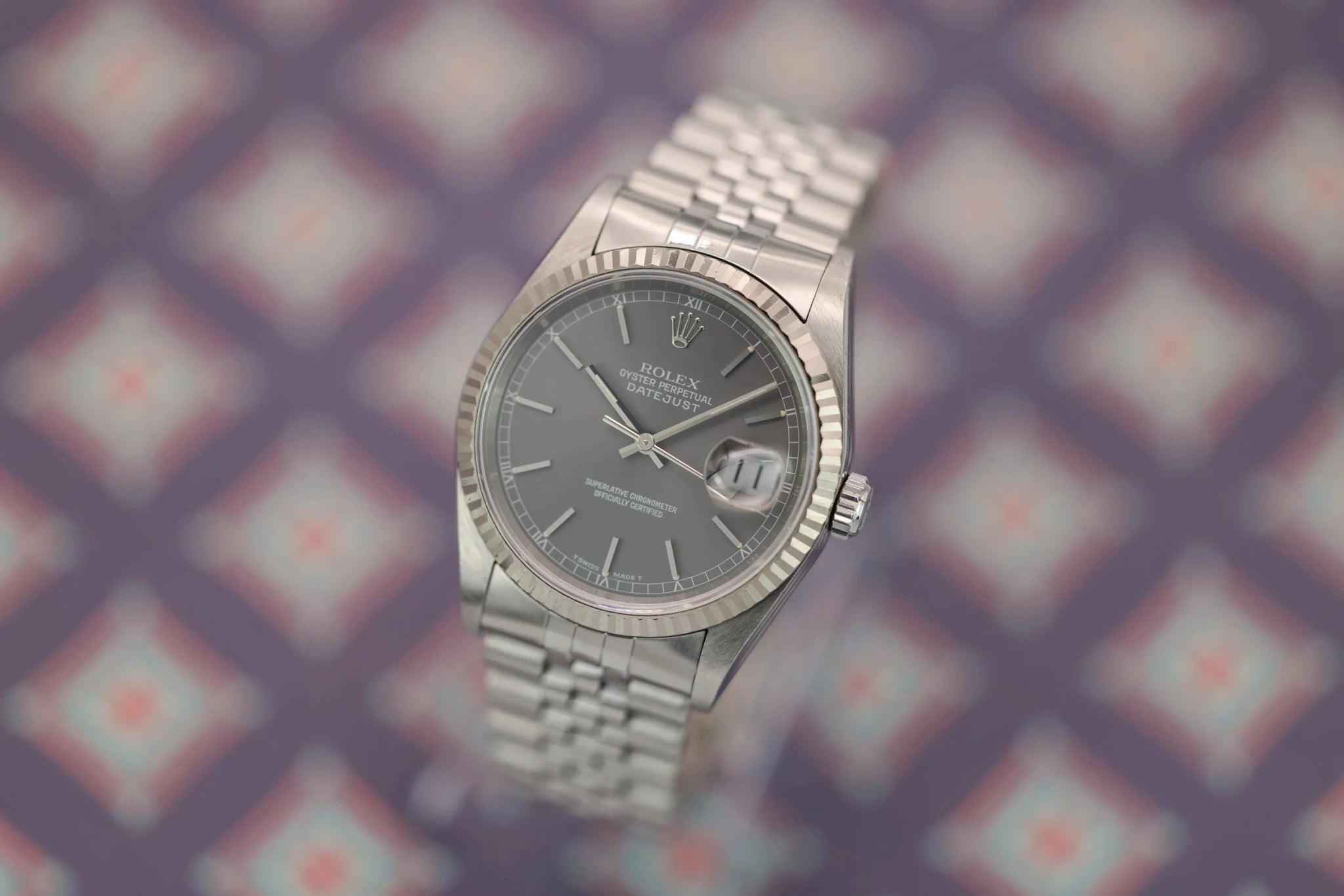 1998 Rolex Datejust Ref. 16234 | Grey Dial - Sierra Time Co