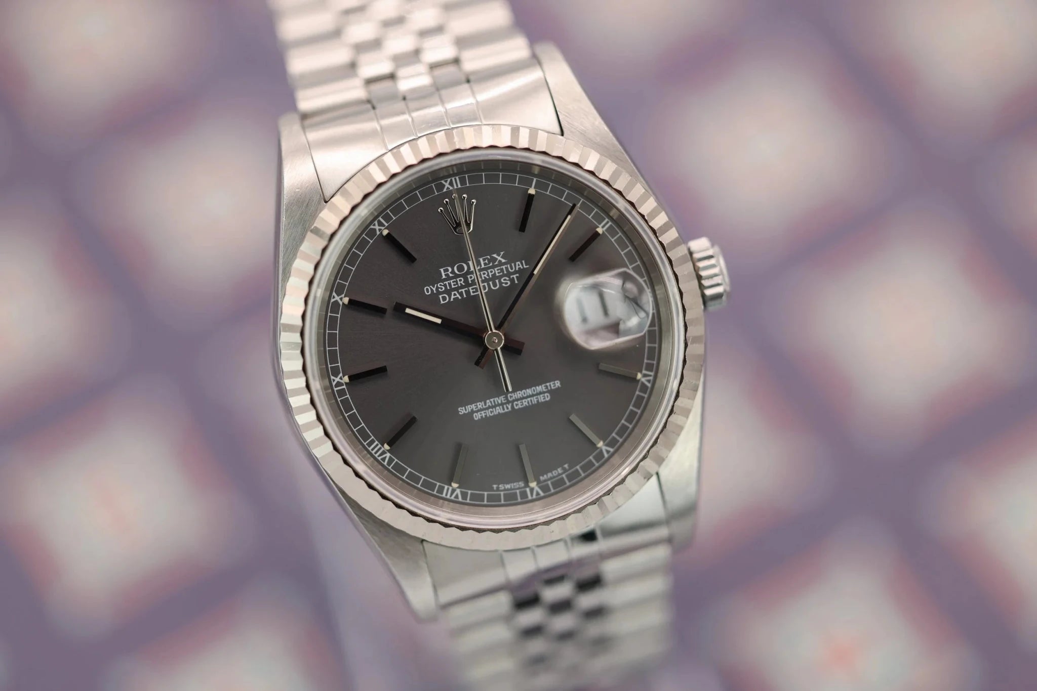 1998 Rolex Datejust Ref. 16234 | Grey Dial - Sierra Time Co