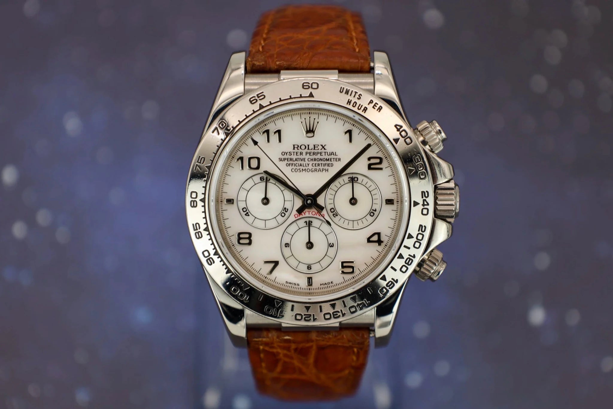 1998 Rolex Daytona Ref. 16519 | White Mother of Pearl Dial - Sierra Time Co