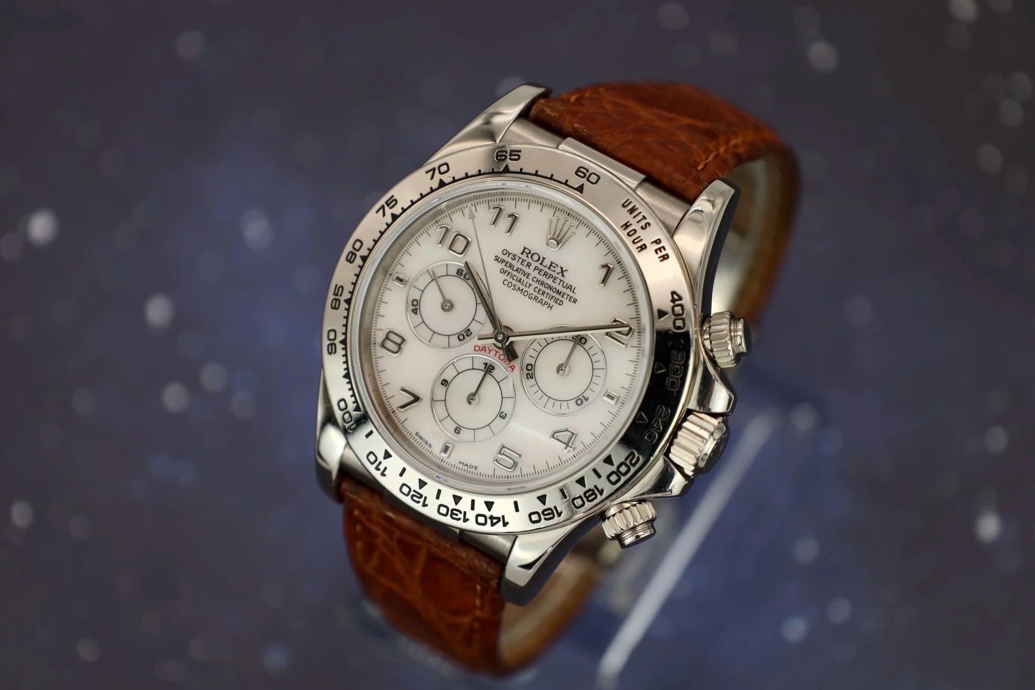 1998 Rolex Daytona Ref. 16519 | White Mother of Pearl Dial - Sierra Time Co