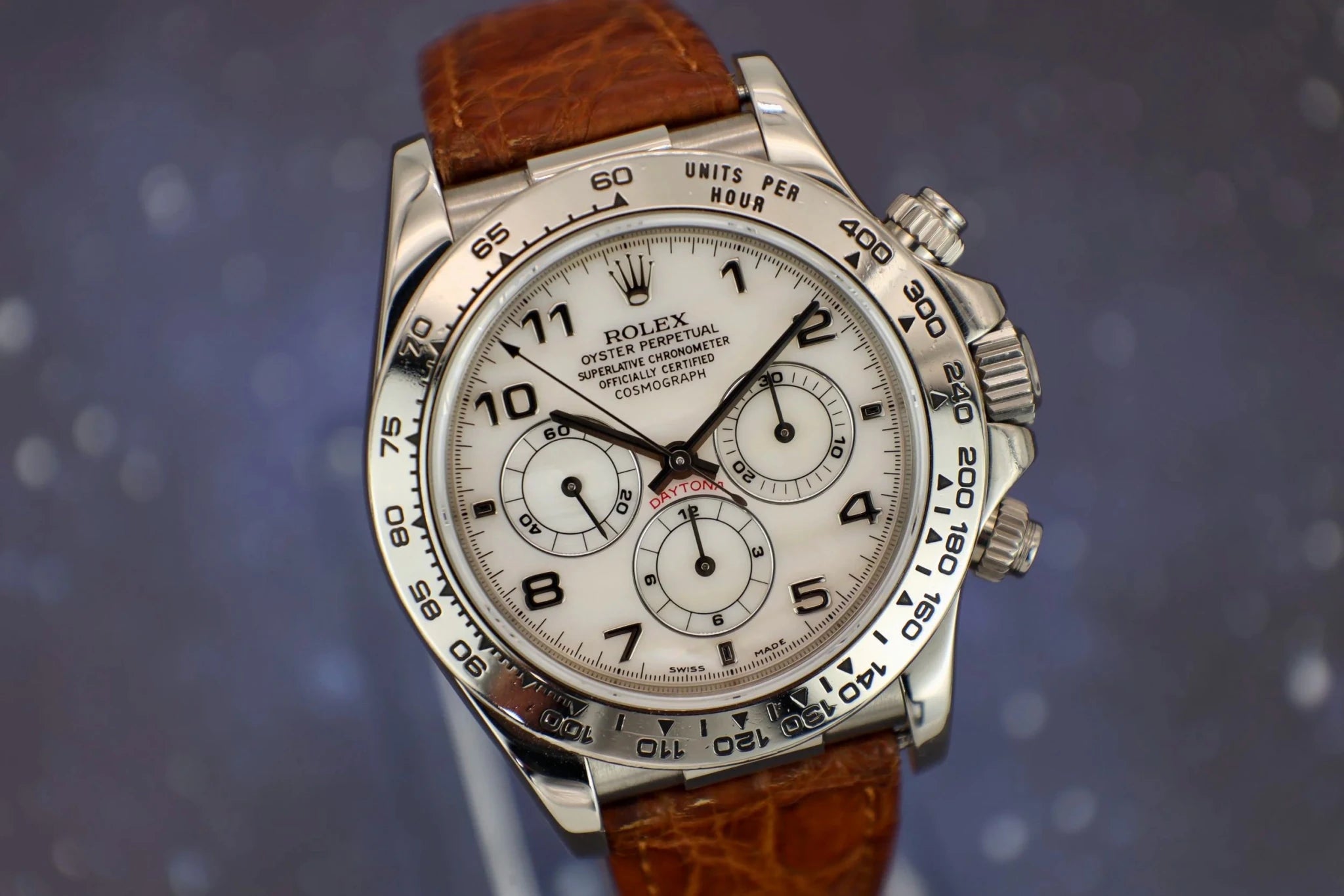 1998 Rolex Daytona Ref. 16519 | White Mother of Pearl Dial - Sierra Time Co
