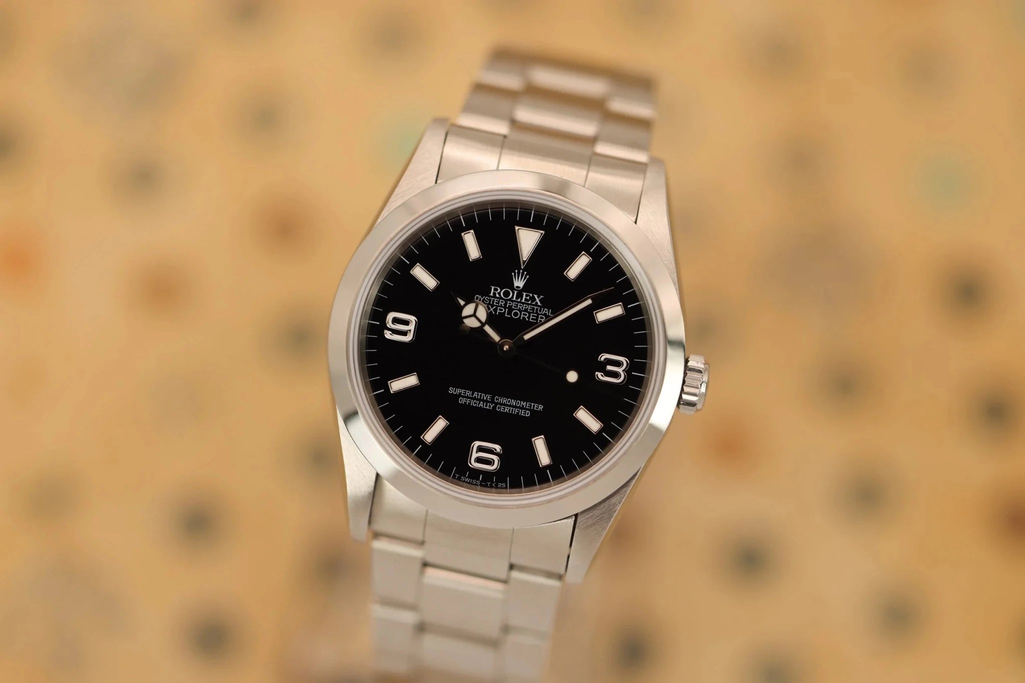 1998 Rolex Explorer I Ref. 14270 | Creamy Tritium Dial | Box and Papers - Sierra Time Co