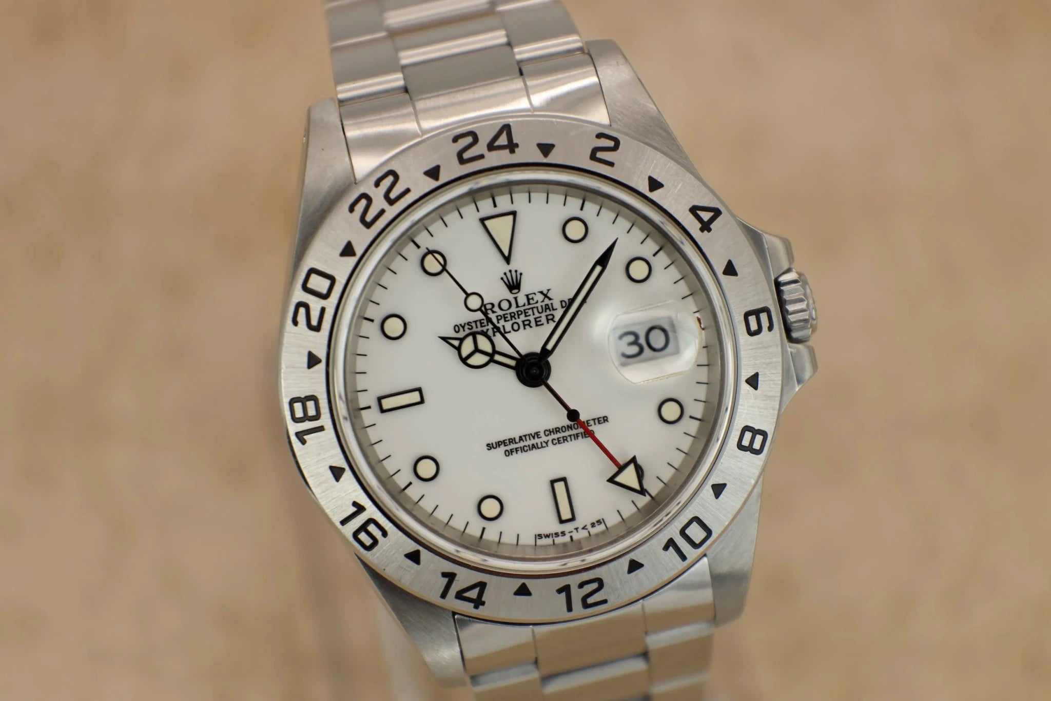 1998 Rolex Explorer II Ref. 16570 | Creamy Tritium - Sierra Time Co