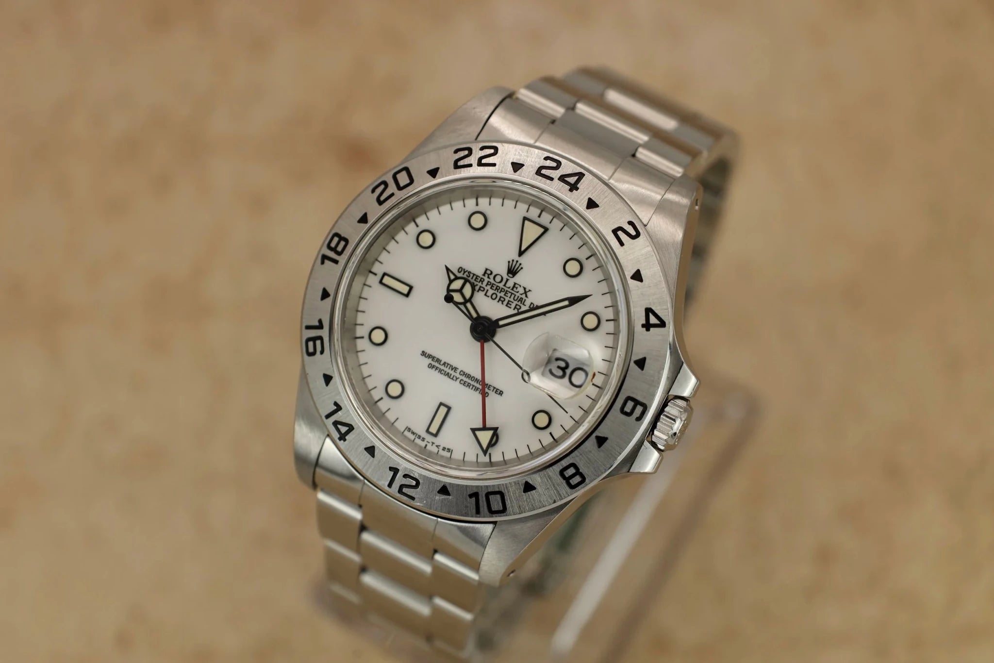 1998 Rolex Explorer II Ref. 16570 | Creamy Tritium - Sierra Time Co