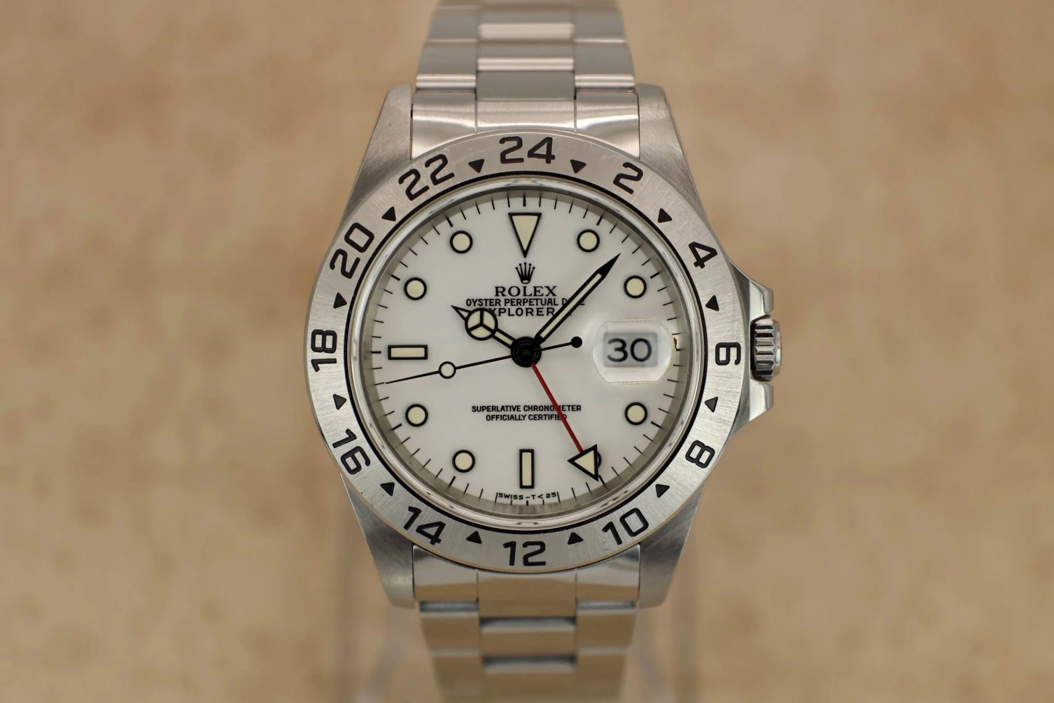 1998 Rolex Explorer II Ref. 16570 | Creamy Tritium - Sierra Time Co