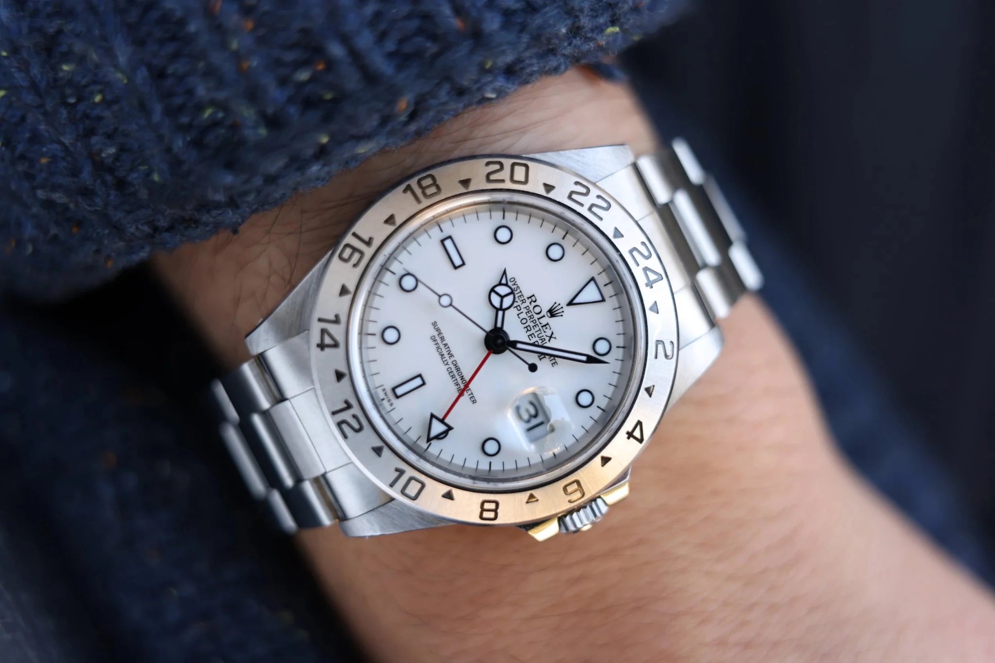1998 Rolex Explorer II Ref. 16570 Polar | 2023 Service - Sierra Time Co