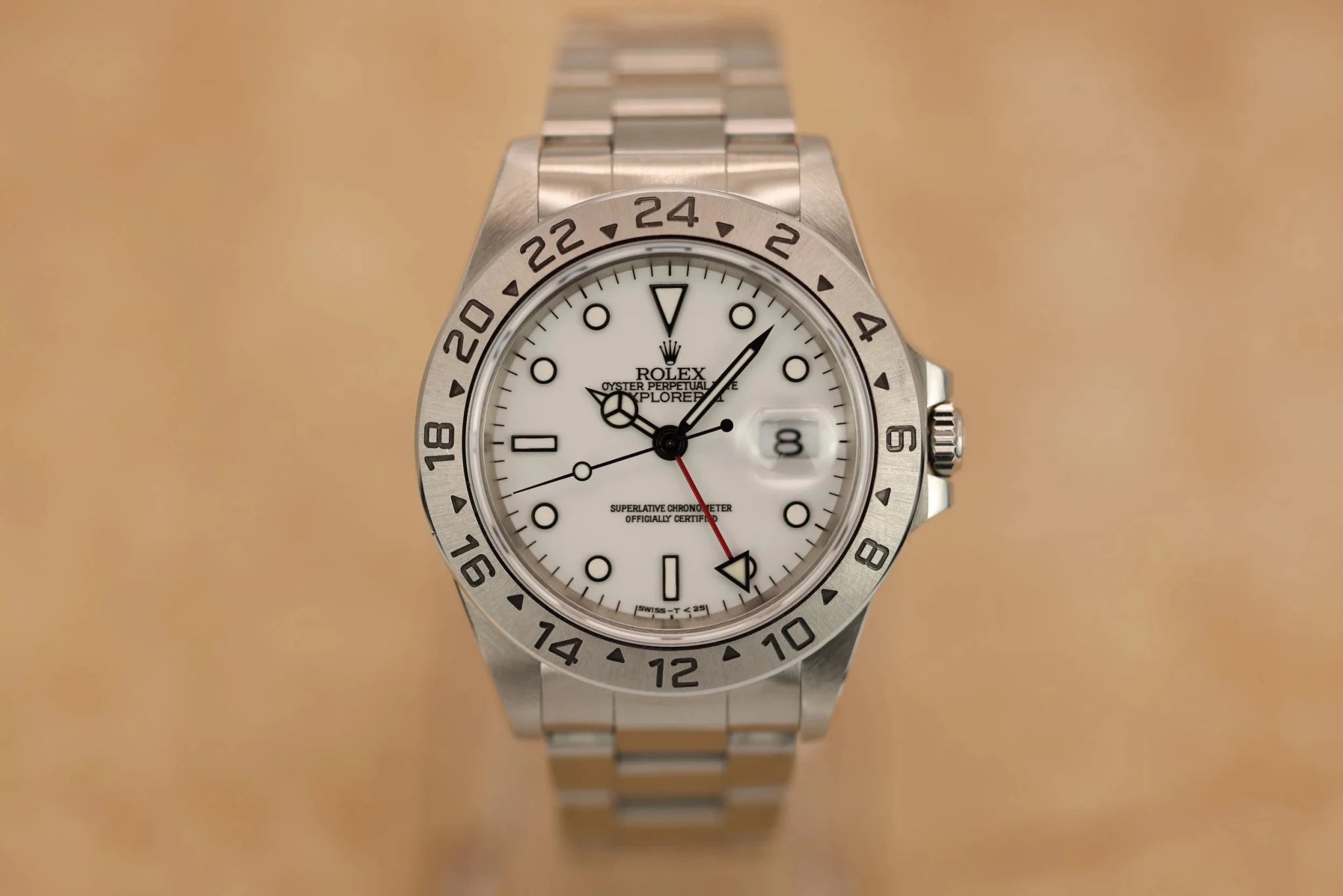 1998 Rolex Explorer II Ref. 16570 Polar | Cream Tritium Dial | Full Set - Sierra Time Co