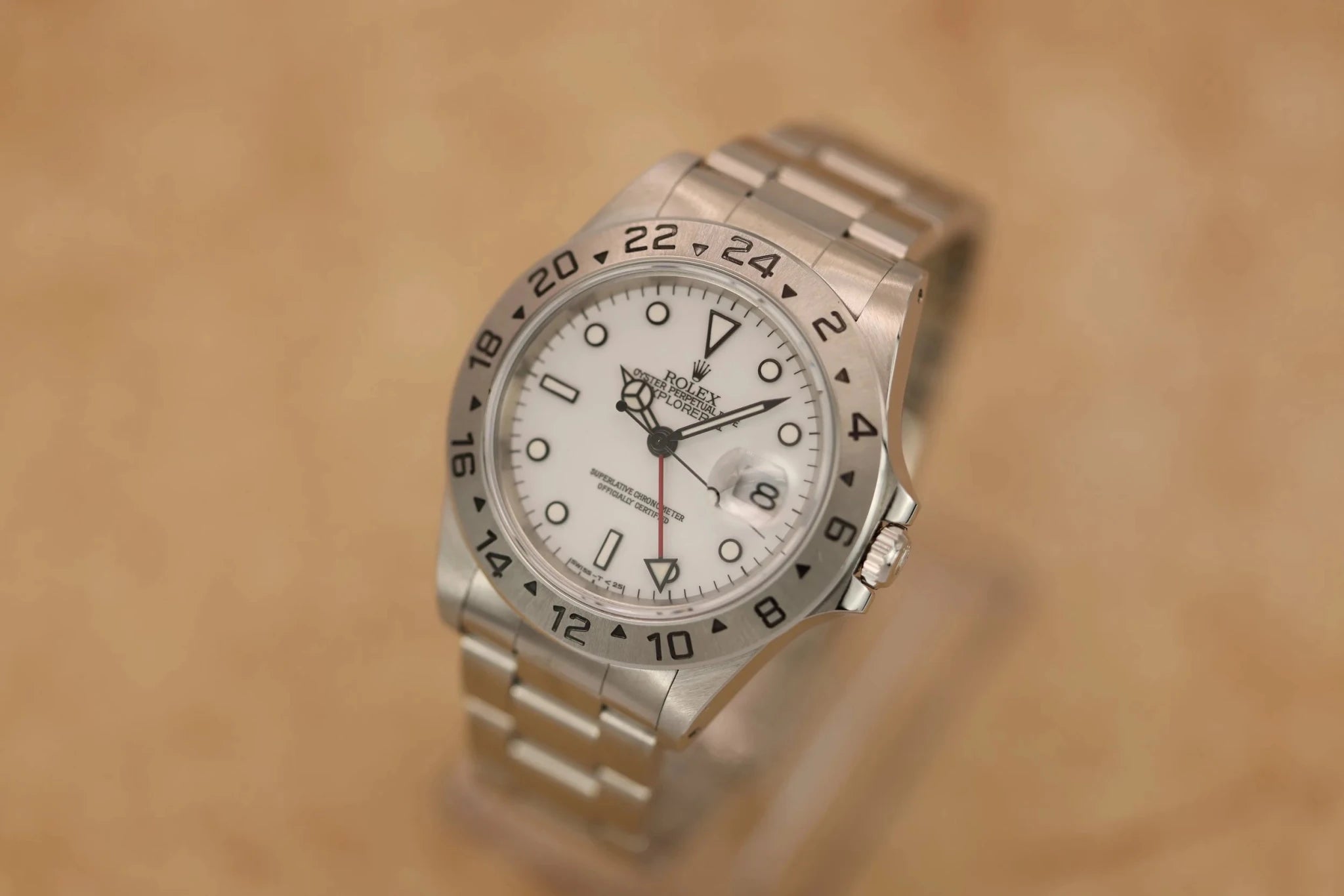 1998 Rolex Explorer II Ref. 16570 Polar | Cream Tritium Dial | Full Set - Sierra Time Co