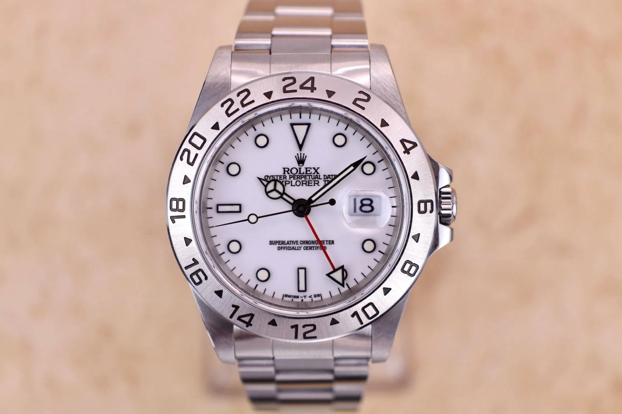1998 Rolex Explorer II Ref. 16570 Polar | Creamy Tritium - Sierra Time Co