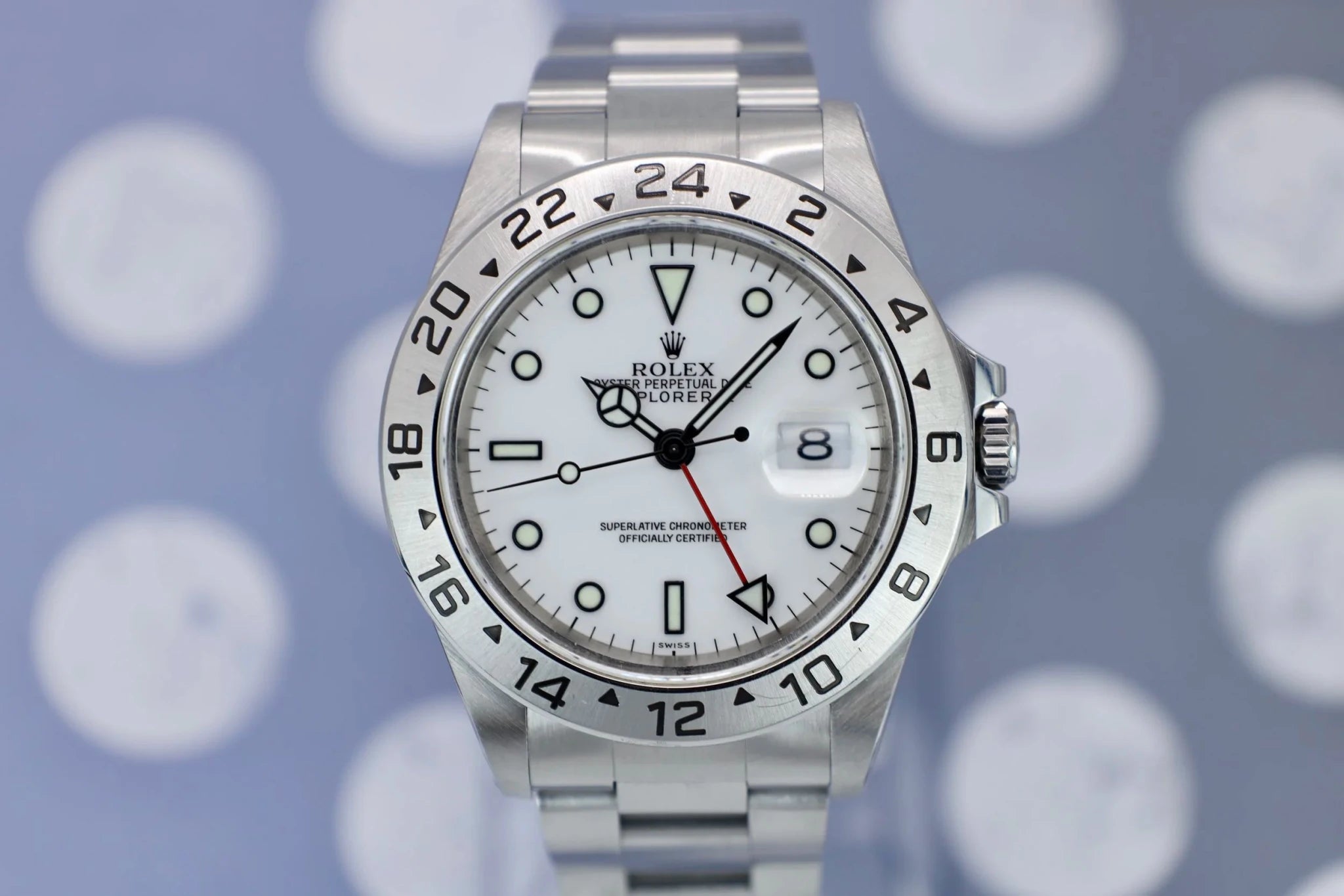 1998 Rolex Explorer II Ref. 16570 Polar | Full Set - Sierra Time Co