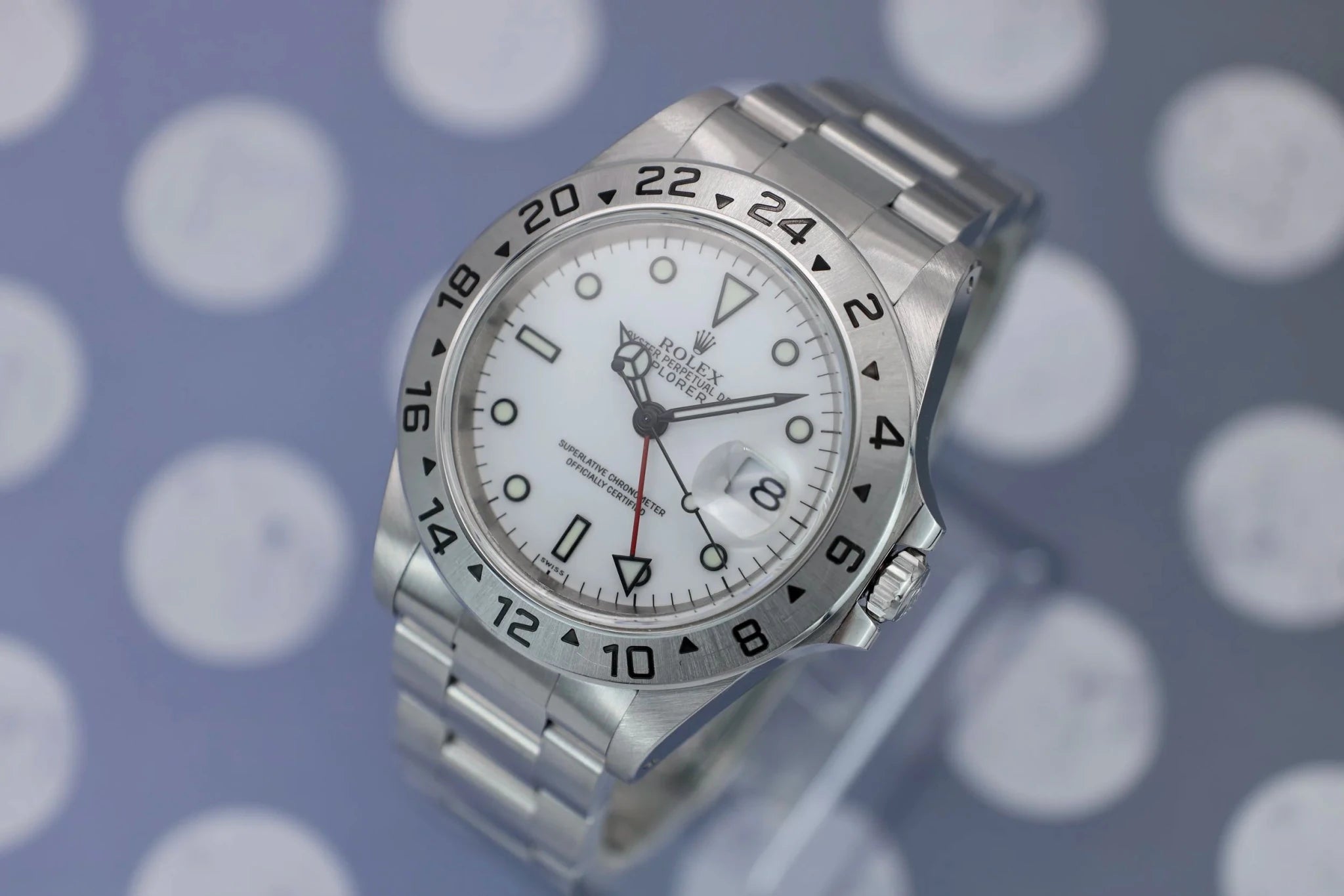 1998 Rolex Explorer II Ref. 16570 Polar | Full Set - Sierra Time Co