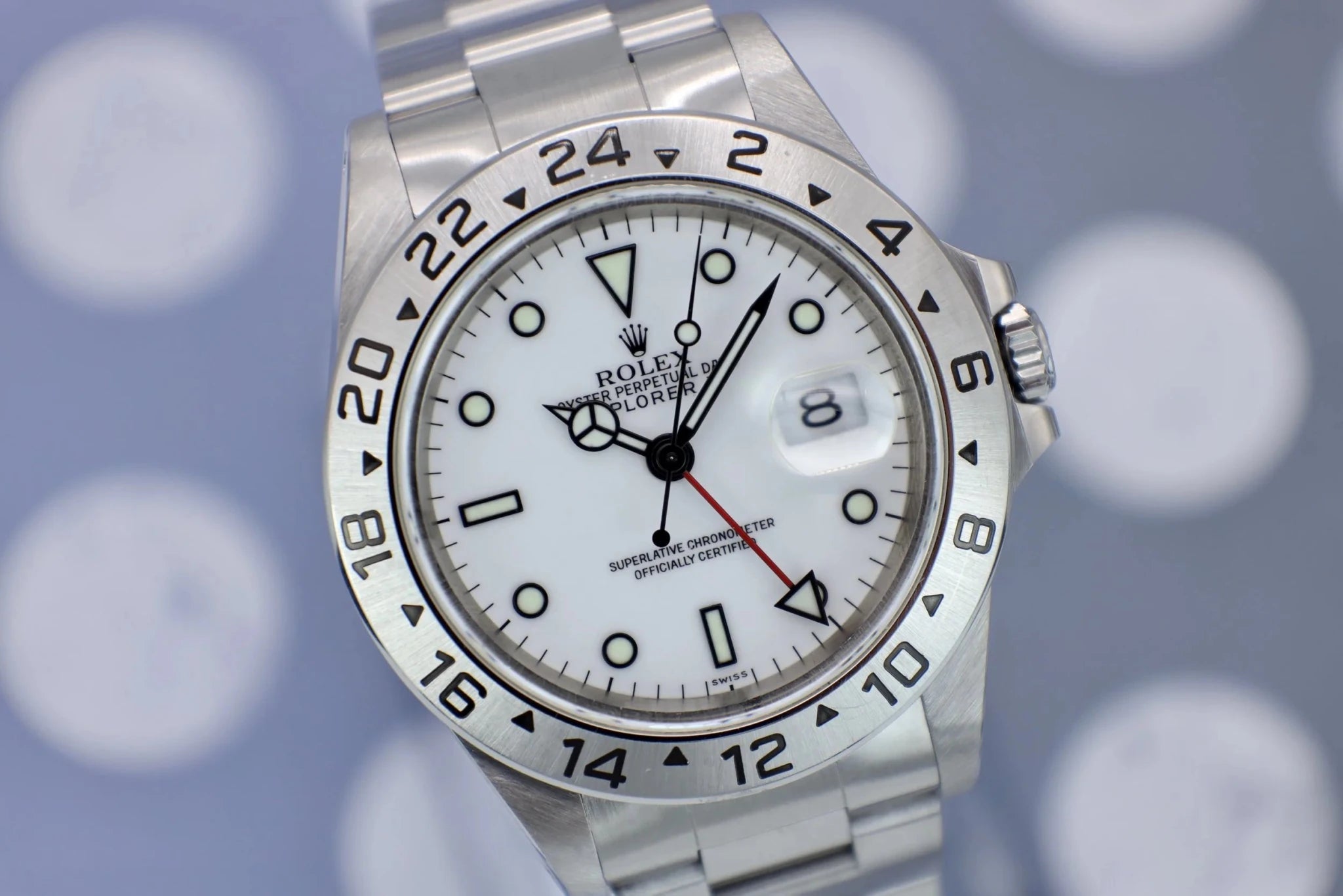 1998 Rolex Explorer II Ref. 16570 Polar | Full Set - Sierra Time Co