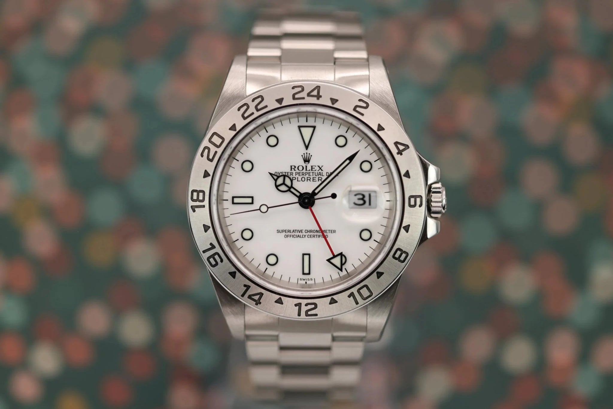 1998 Rolex Explorer II Ref. 16570 Polar | Full Set | Serviced - Sierra Time Co