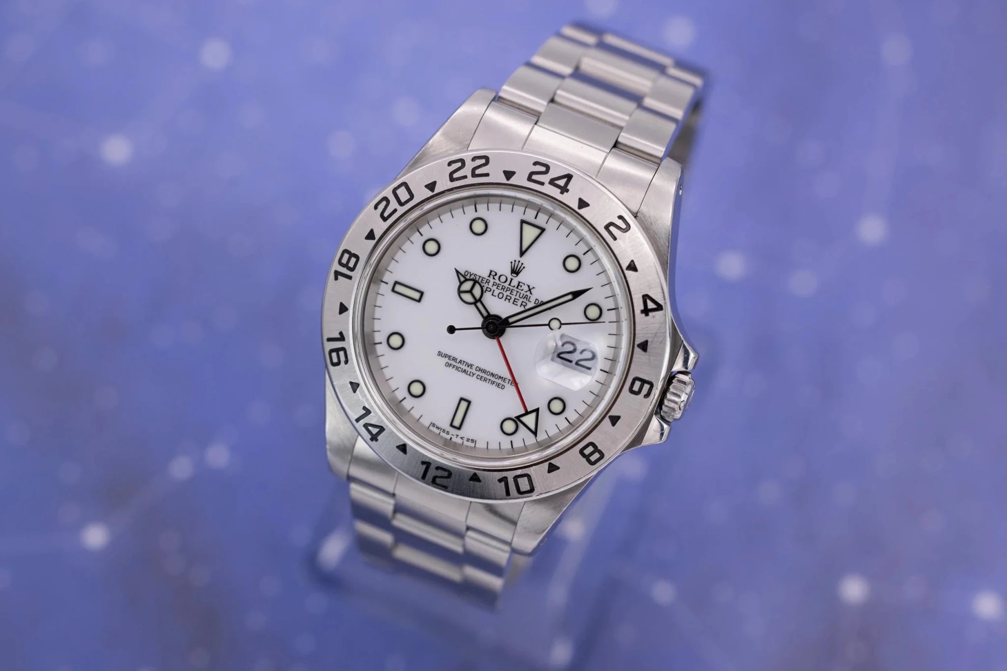 1998 Rolex Explorer II Ref. 16570 Polar | Papers - Sierra Time Co