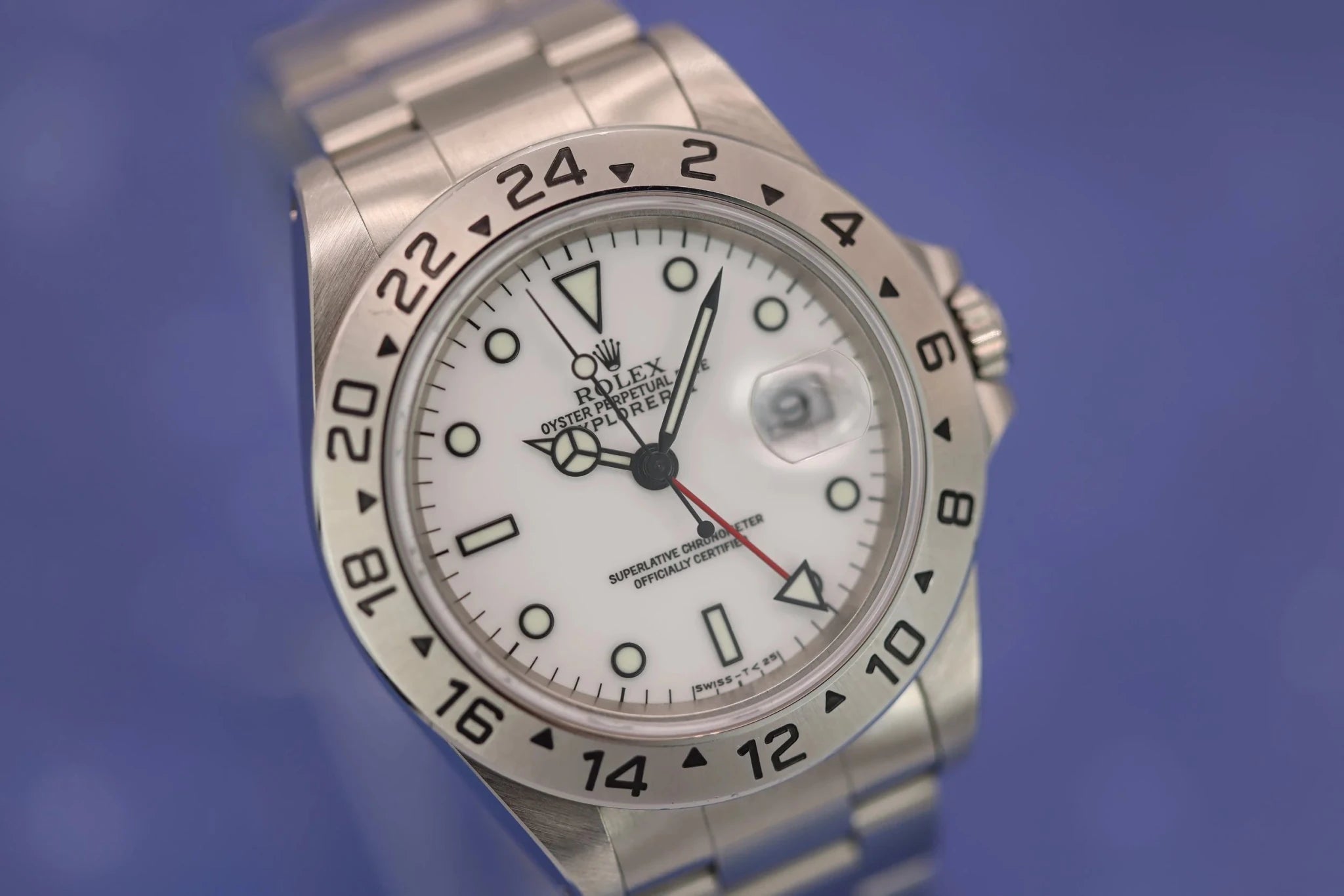 1998 Rolex Explorer II Ref. 16570 Polar | Tritanova Dial | Full Set - Sierra Time Co