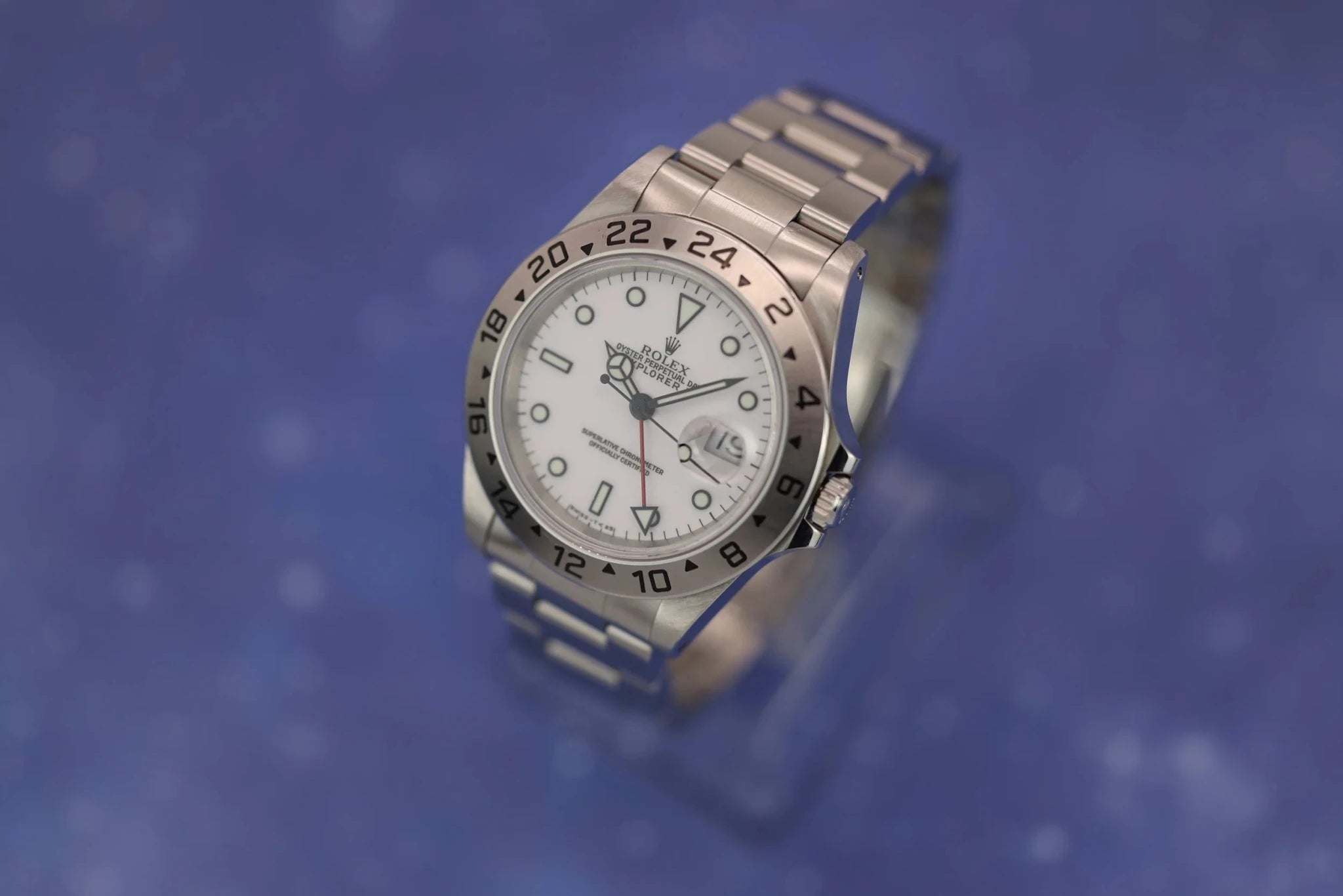 1998 Rolex Explorer II Ref. 16570 Polar | Tritanova Dial | Full Set - Sierra Time Co