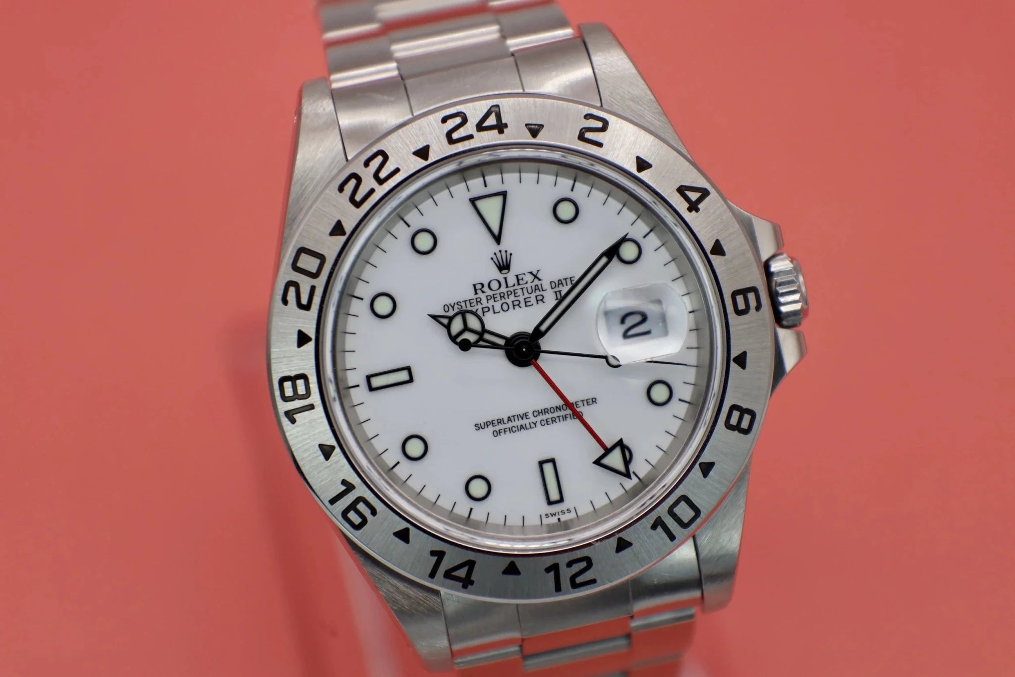 1998 Rolex Explorer II Ref. 16570 Polar | Unpolished | Top Condition - Sierra Time Co