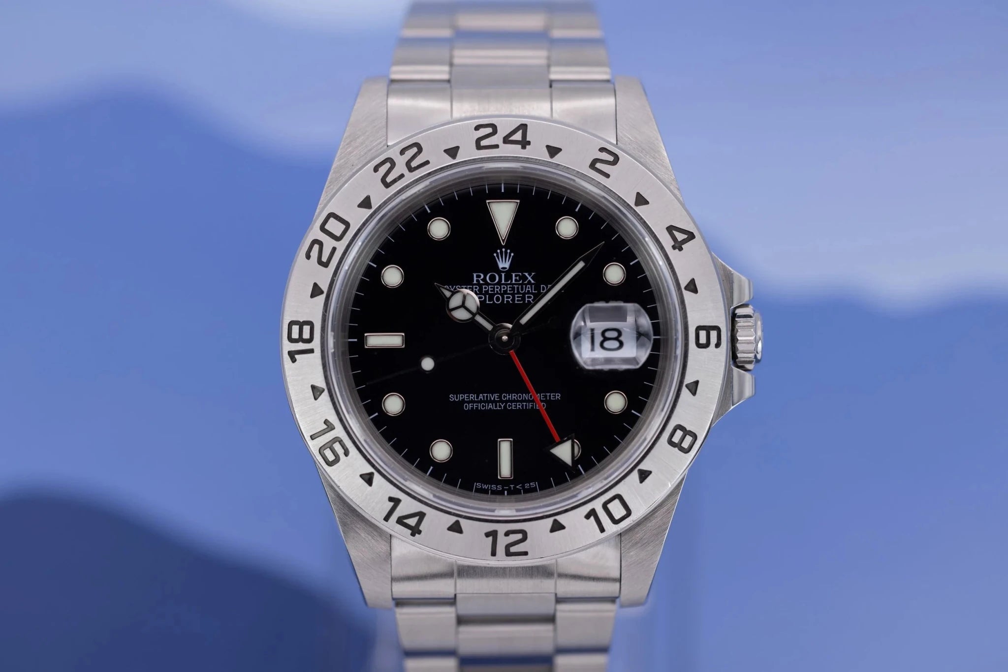1998 Rolex Explorer II Ref. 16570 | Tritanova Dial | Box and Papers - Sierra Time Co