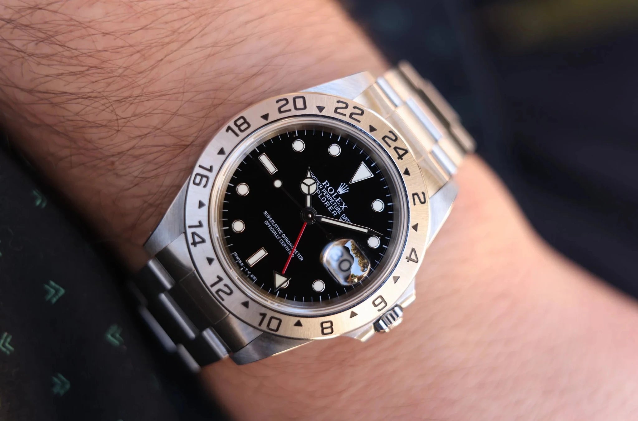 1998 Rolex Explorer II Ref. 16570 | Vivid Patina - Sierra Time Co