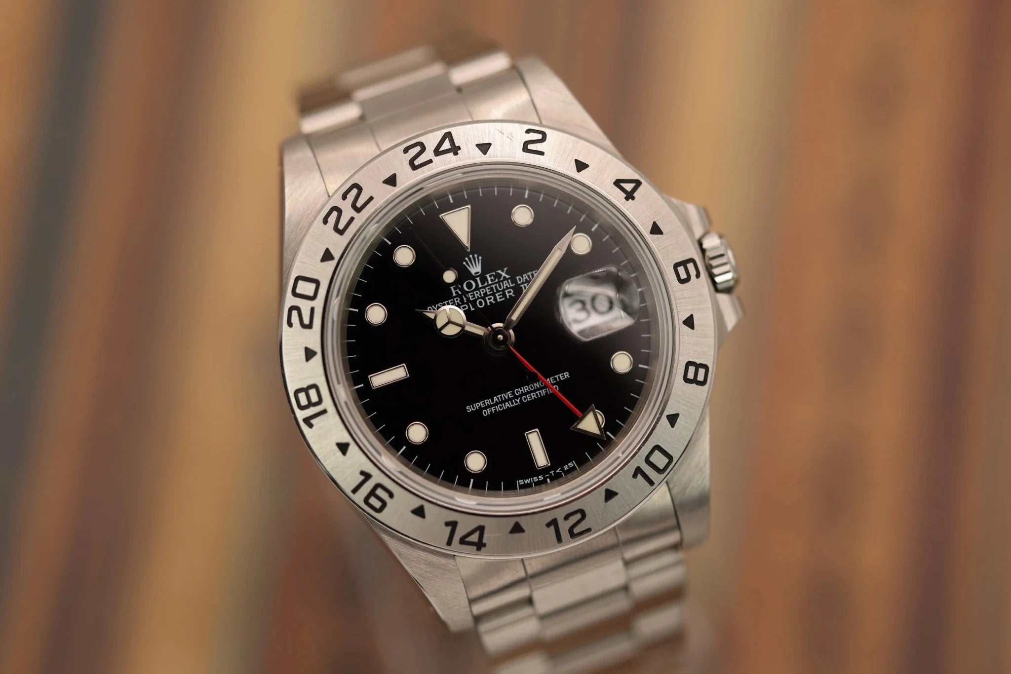1998 Rolex Explorer II Ref. 16570 | Vivid Patina - Sierra Time Co