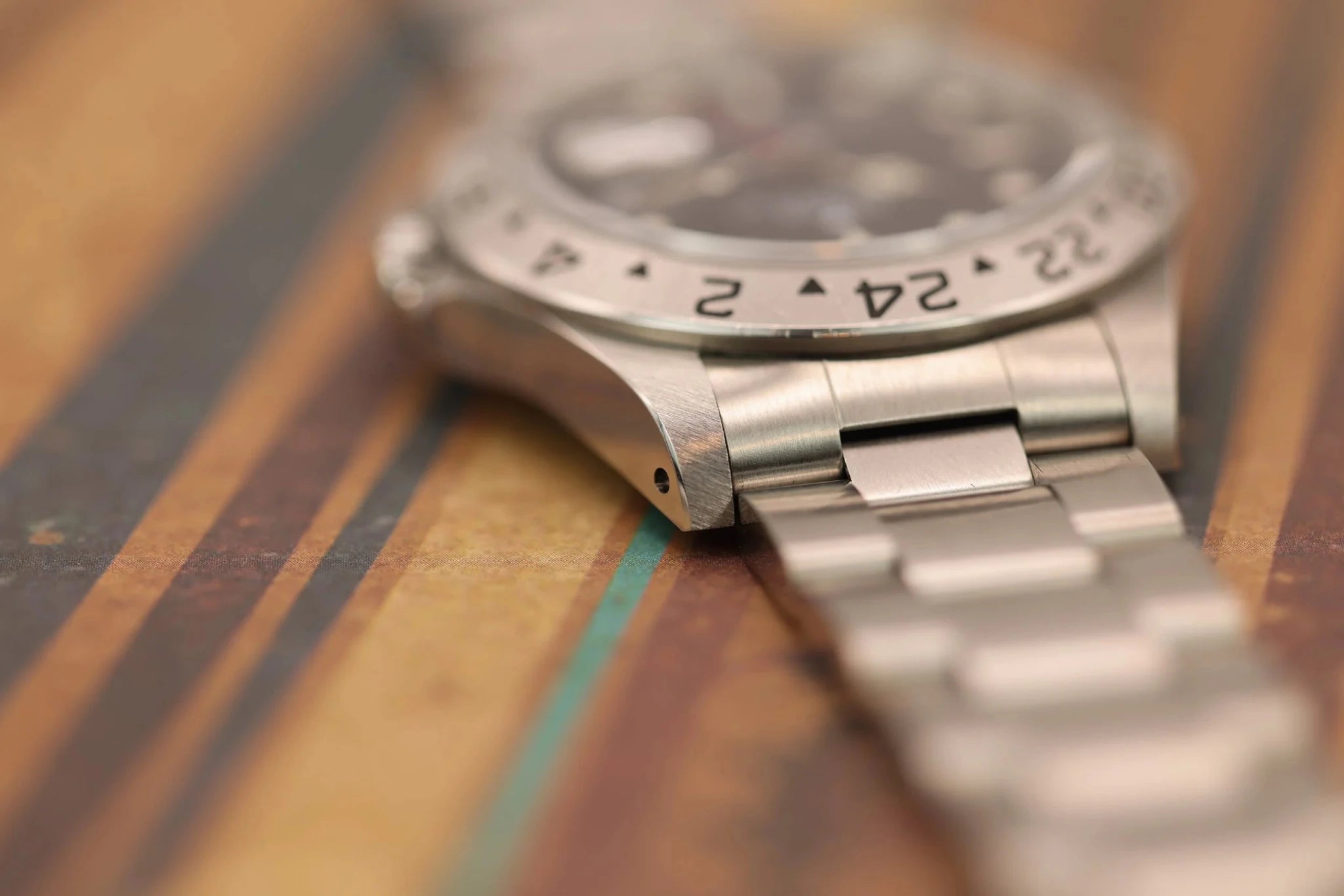 1998 Rolex Explorer II Ref. 16570 | Vivid Patina - Sierra Time Co