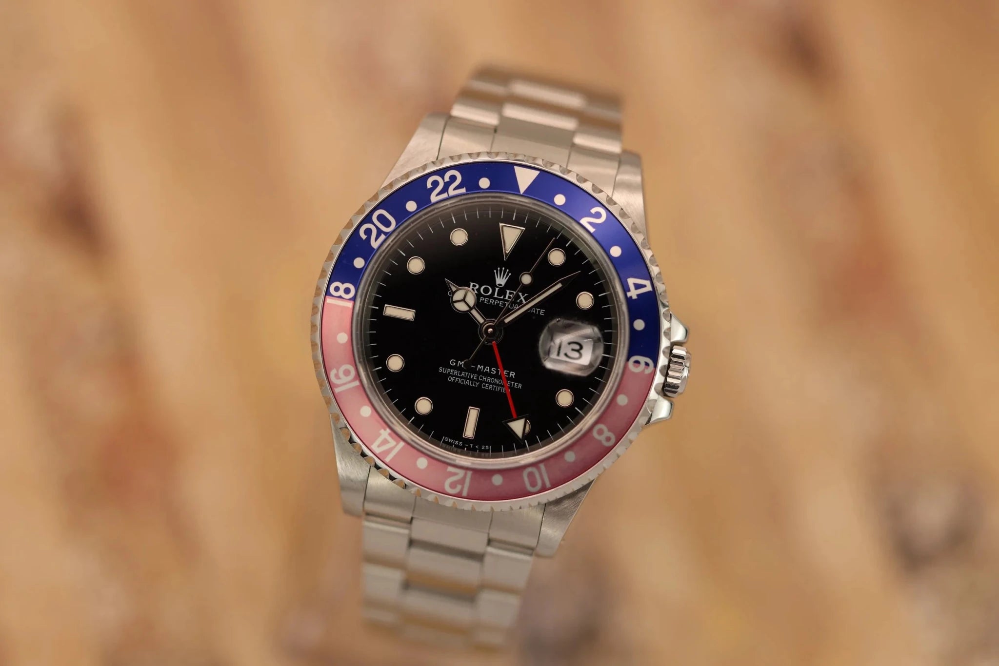 1998 Rolex GMT Master II Ref. 16700 Pepsi | 2024 RSC Card | Box and Papers - Sierra Time Co