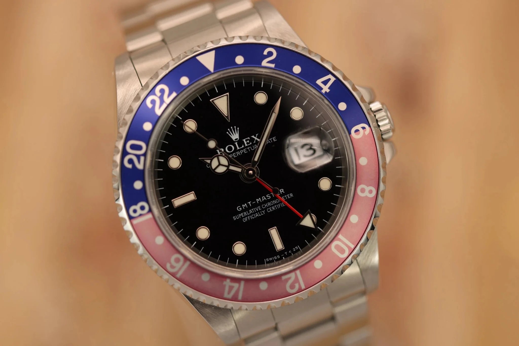 1998 Rolex GMT Master II Ref. 16700 Pepsi | 2024 RSC Card | Box and Papers - Sierra Time Co