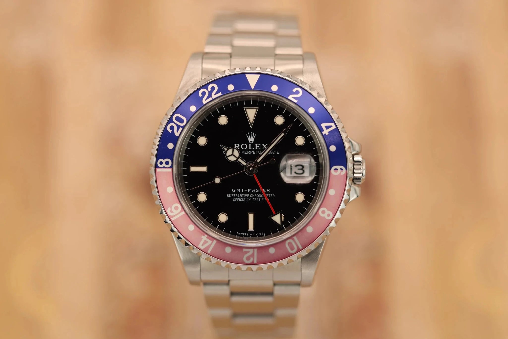 1998 Rolex GMT Master II Ref. 16700 Pepsi | 2024 RSC Card | Box and Papers - Sierra Time Co