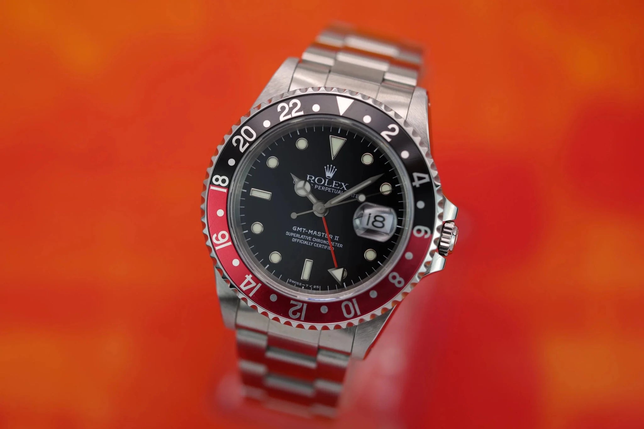 1998 Rolex GMT Master II Ref. 16710 Coke | Box and Papers - Sierra Time Co