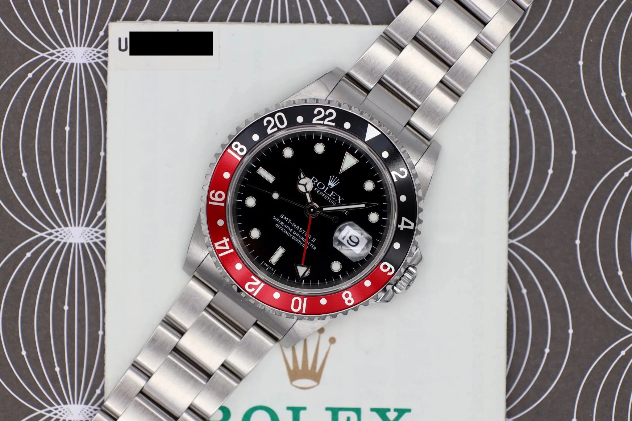 1998 Rolex GMT Master II Ref. 16710 Coke | Papers - Sierra Time Co