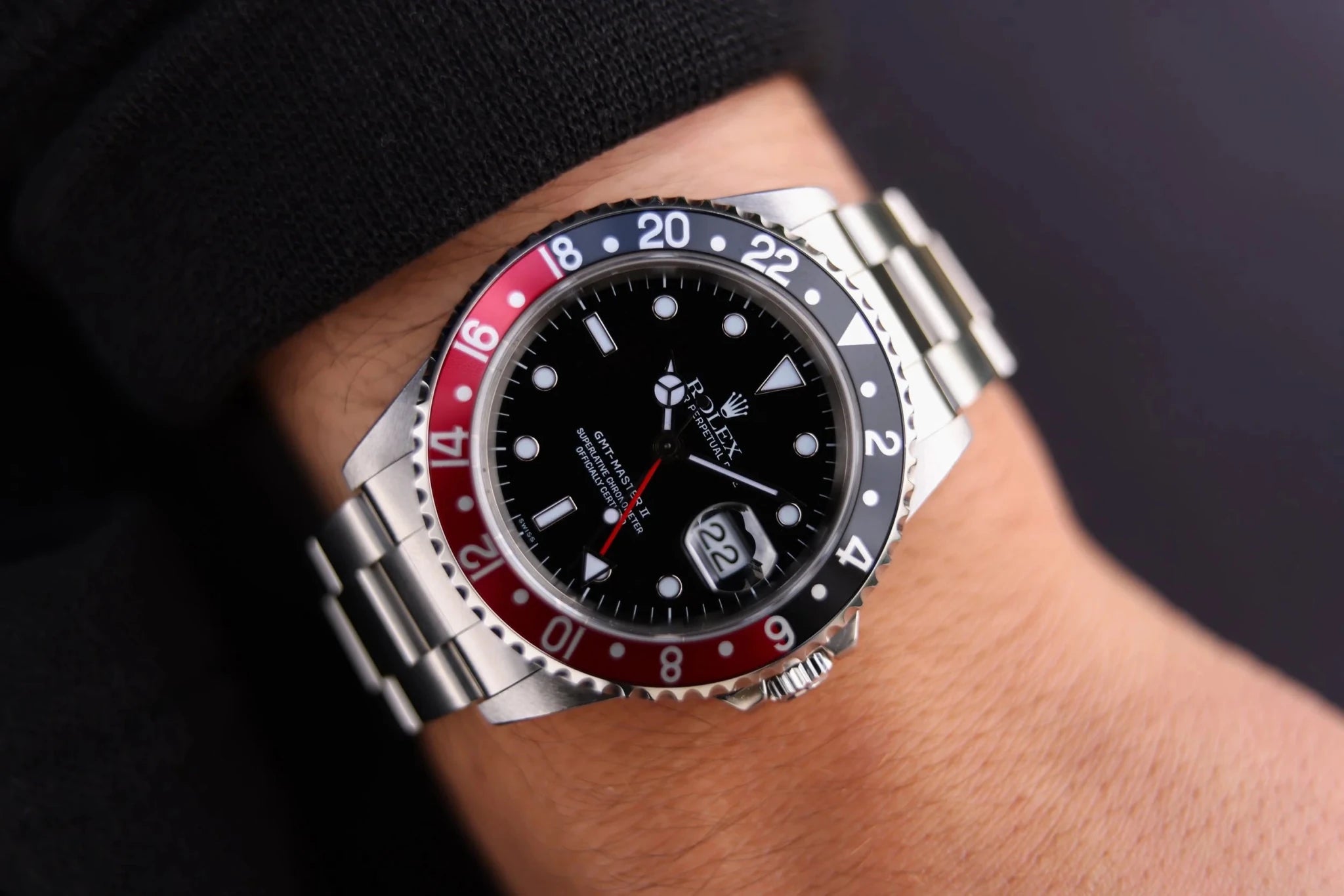 1998 Rolex GMT Master II Ref. 16710 Coke | Swiss Only | Box and Papers - Sierra Time Co