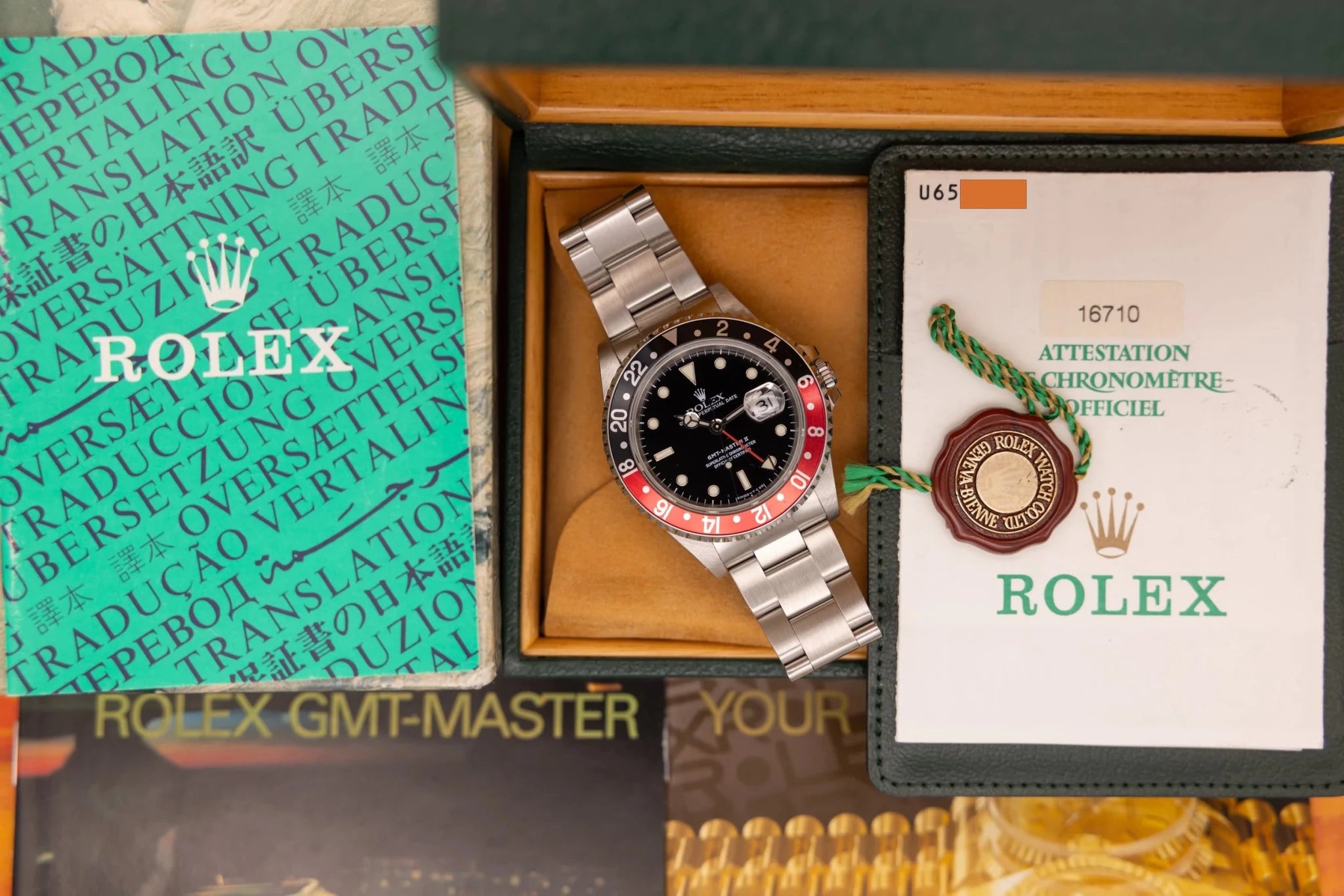 1998 Rolex GMT Master II Ref. 16710 Coke | Tritanova Dial | Box and Papers - Sierra Time Co