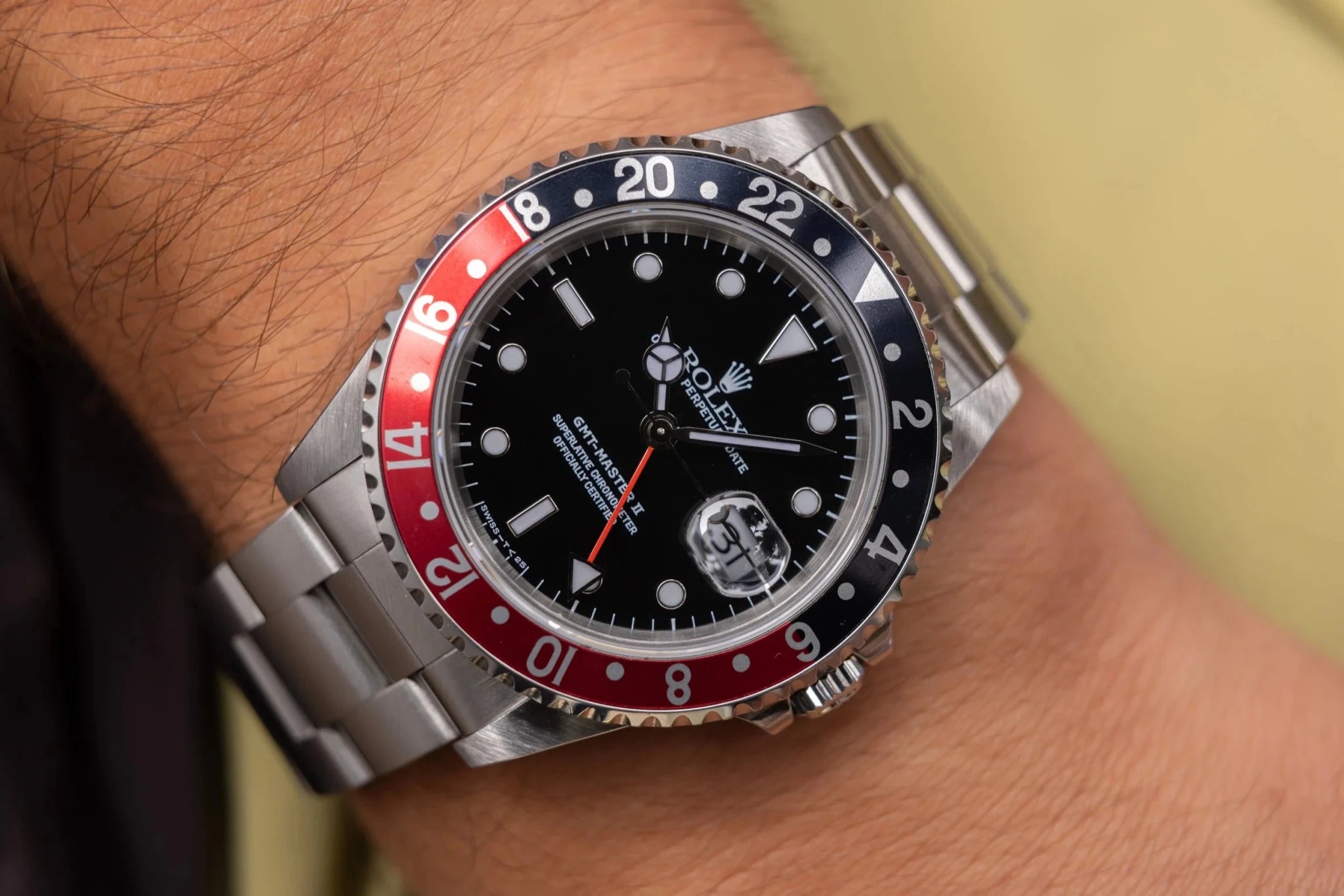 1998 Rolex GMT Master II Ref. 16710 Coke | Tritanova Dial | Box and Papers - Sierra Time Co
