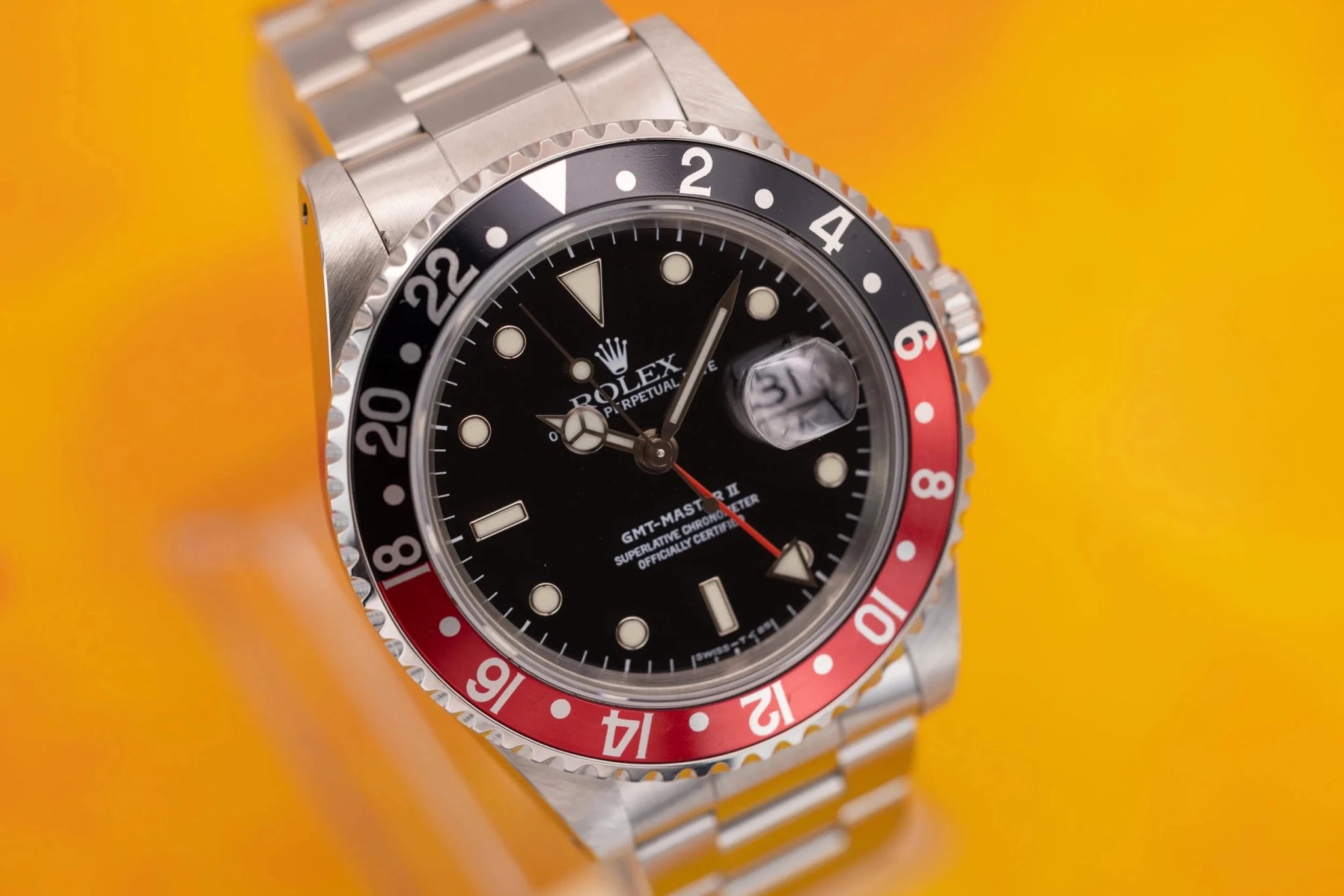 1998 Rolex GMT Master II Ref. 16710 Coke | Tritanova Dial | Box and Papers - Sierra Time Co