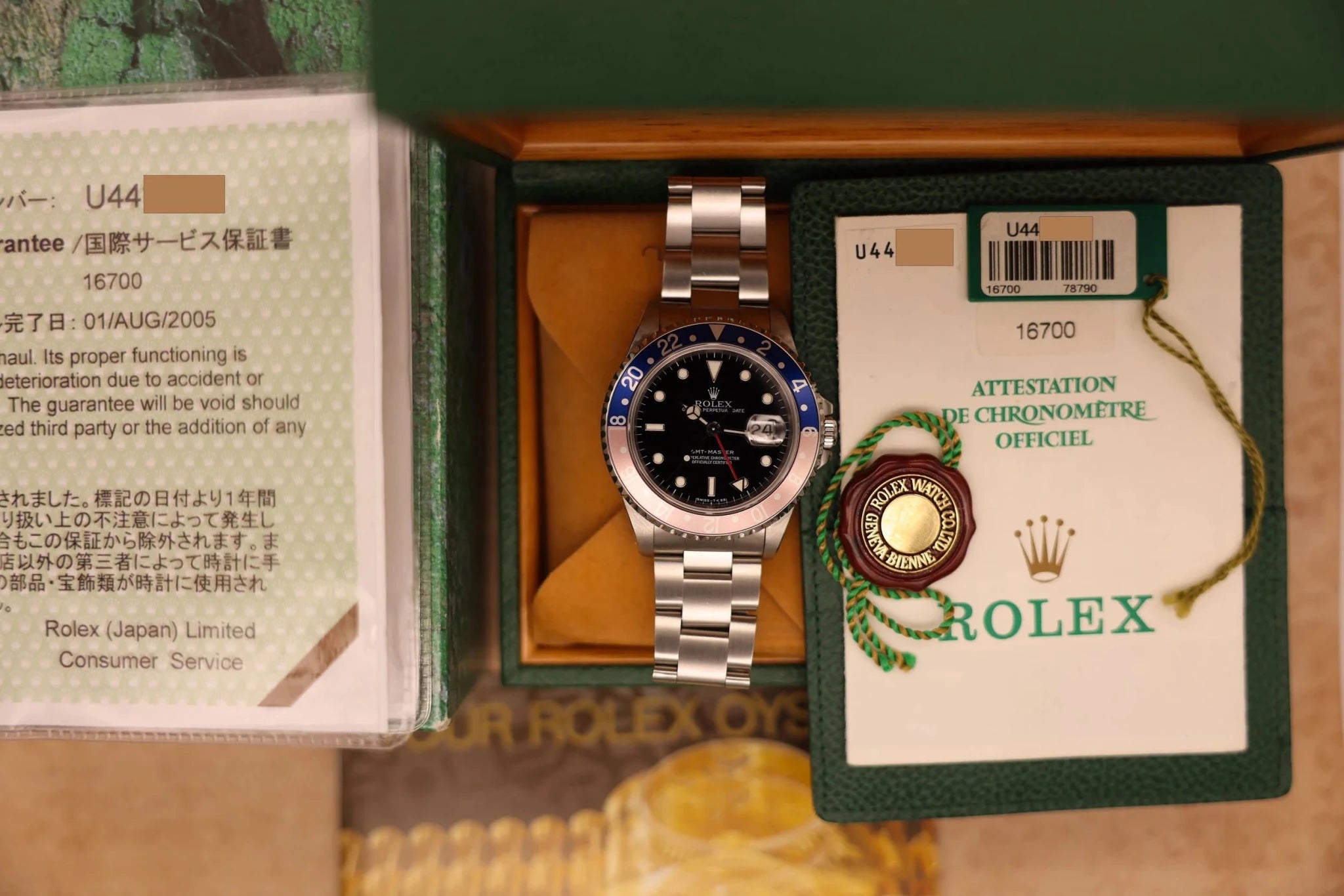 1998 Rolex GMT Master Ref. 16700 | Faded Pepsi | Box and Papers - Sierra Time Co