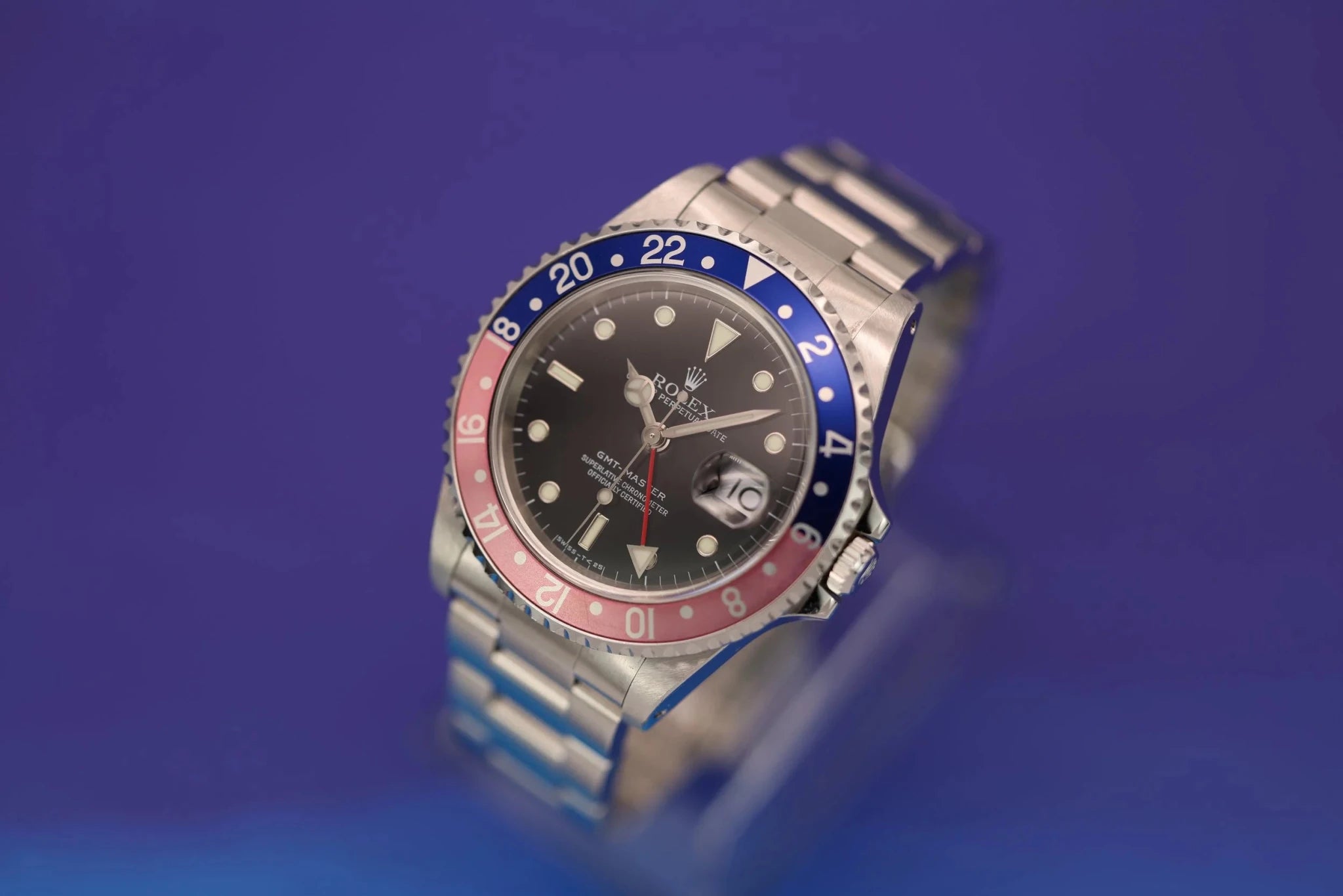 1998 Rolex GMT Master Ref. 16700 | Faded Pepsi | Tritanova Dial - Sierra Time Co