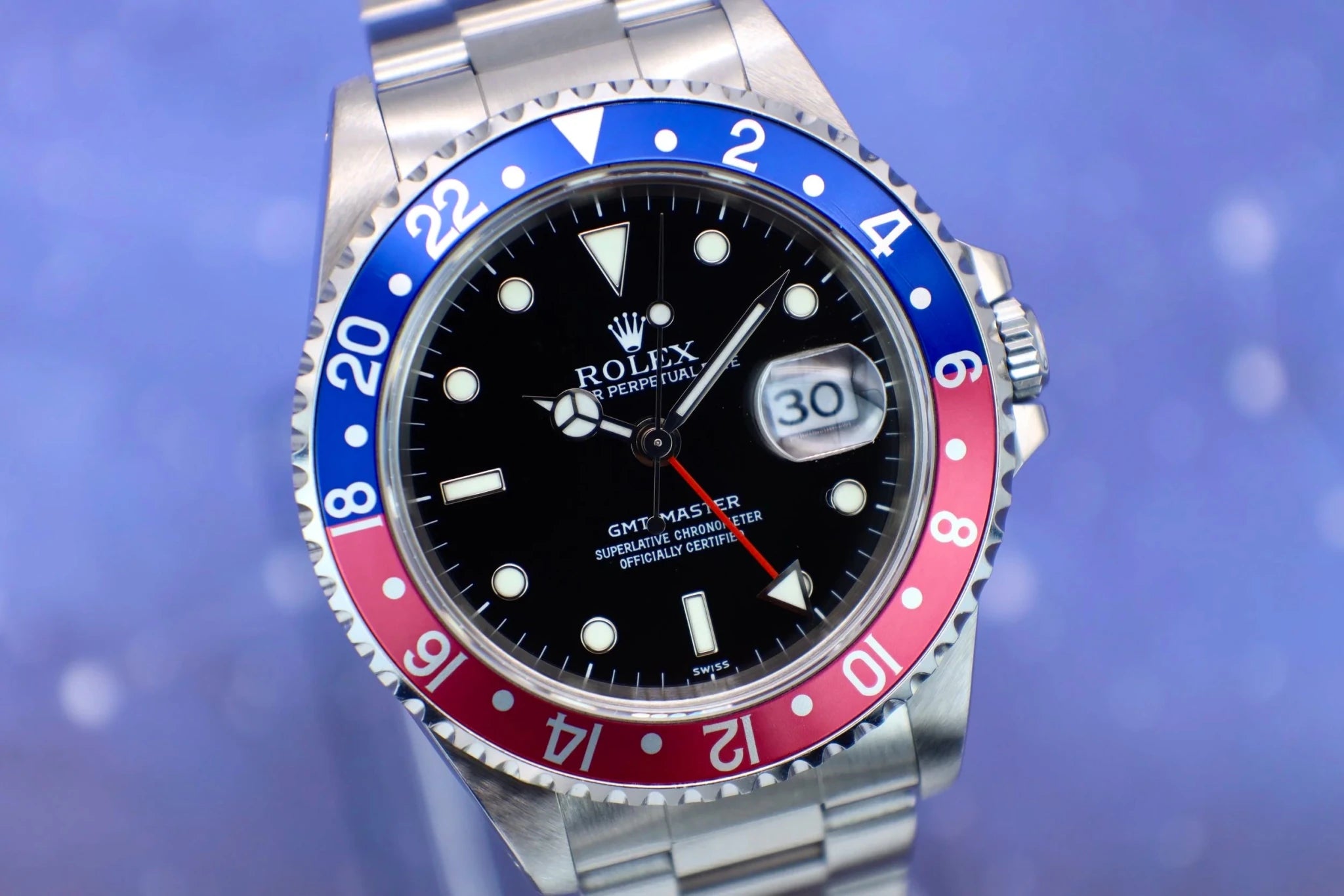1998 Rolex GMT Master Ref. 16700 Pepsi | Box and Papers - Sierra Time Co