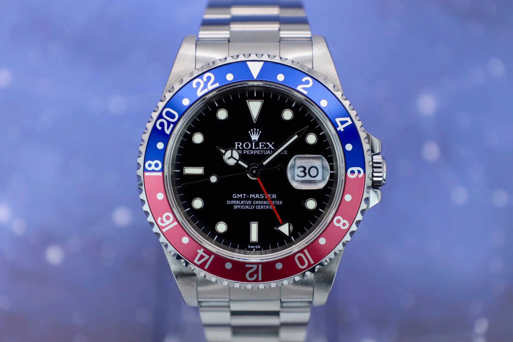 1998 Rolex GMT Master Ref. 16700 Pepsi | Box and Papers - Sierra Time Co