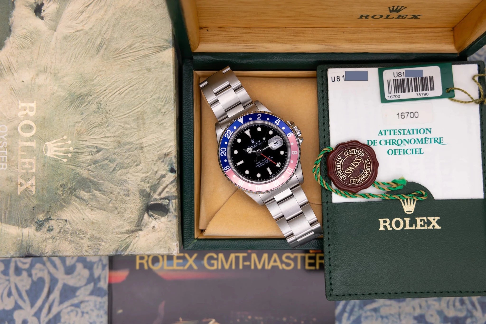 1998 Rolex GMT Master Ref. 16700 Pepsi | Swiss only | Box and Papers - Sierra Time Co