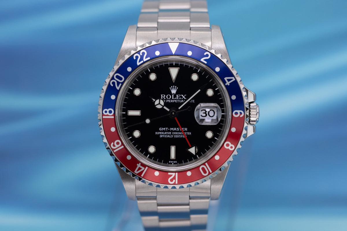 1998 Rolex GMT Master Ref. 16700 Pepsi | Swiss Only | Box and Papes - Sierra Time Co