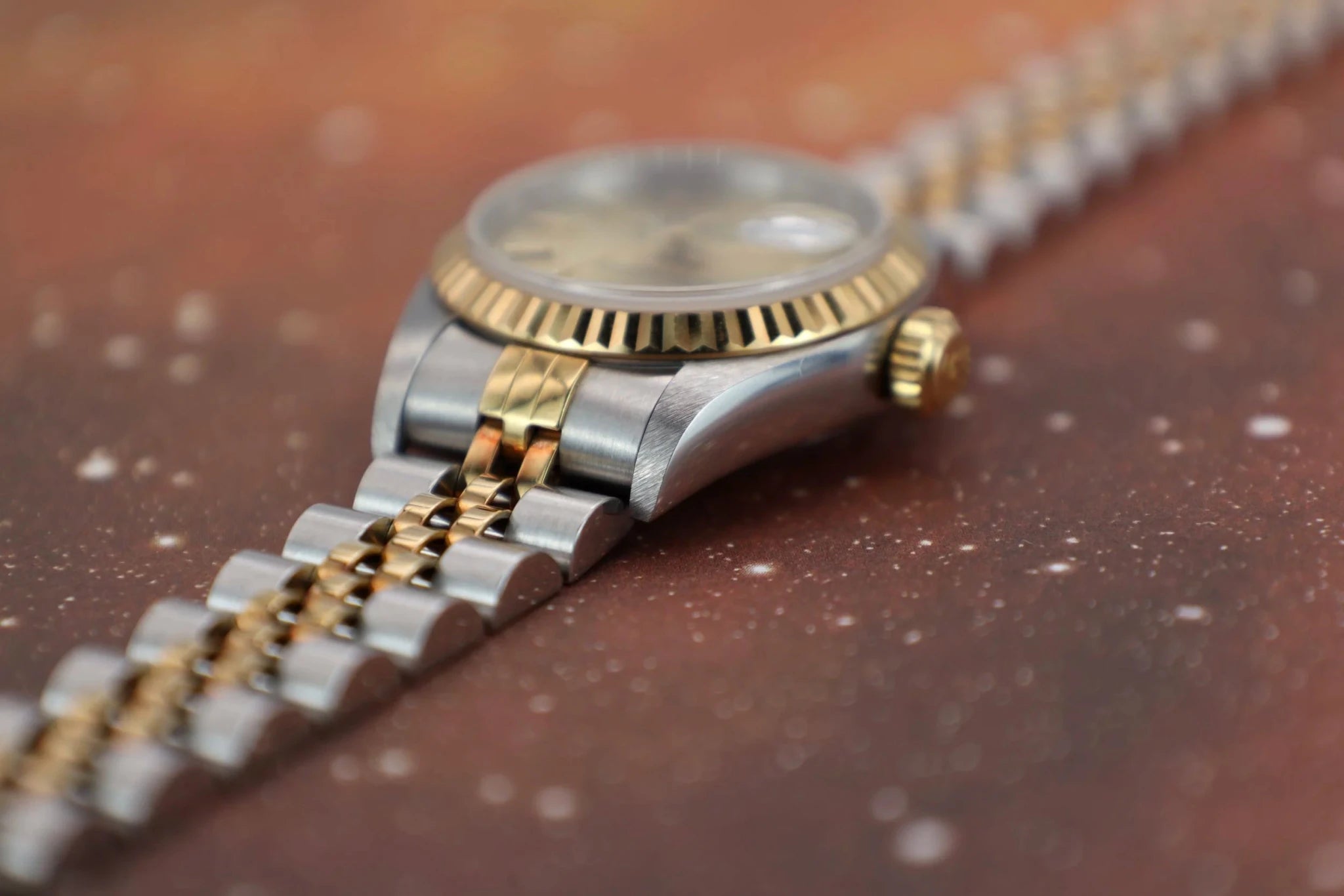 1998 Rolex Ladies Datejust Ref. 69173 | Champagne Dial | Papers - Sierra Time Co