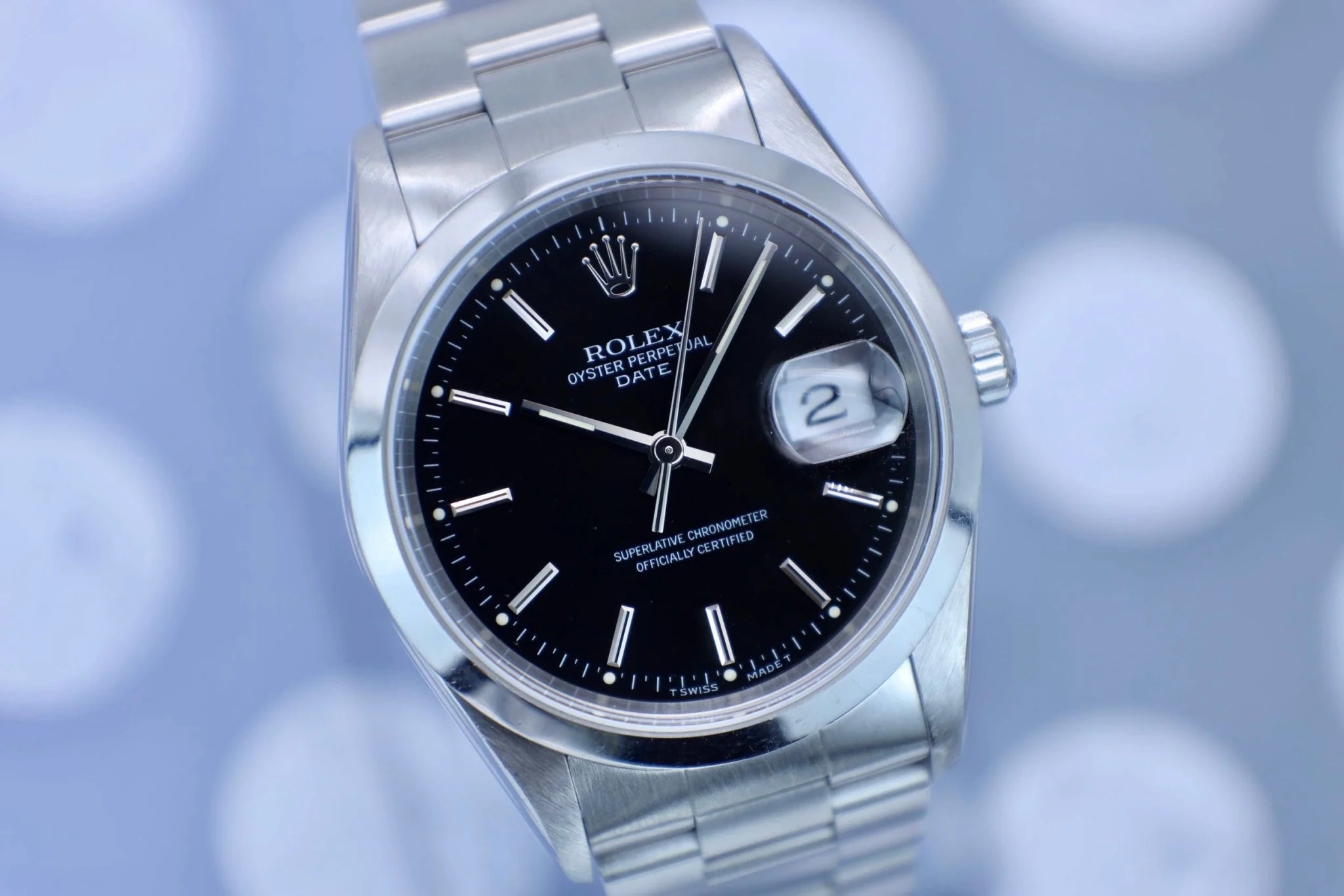 1998 Rolex Oyster Perpetual Date Ref. 15200 | Black Dial - Sierra Time Co