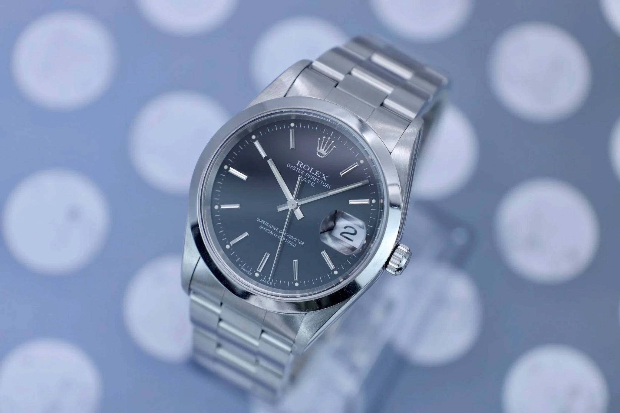 1998 Rolex Oyster Perpetual Date Ref. 15200 | Black Dial - Sierra Time Co