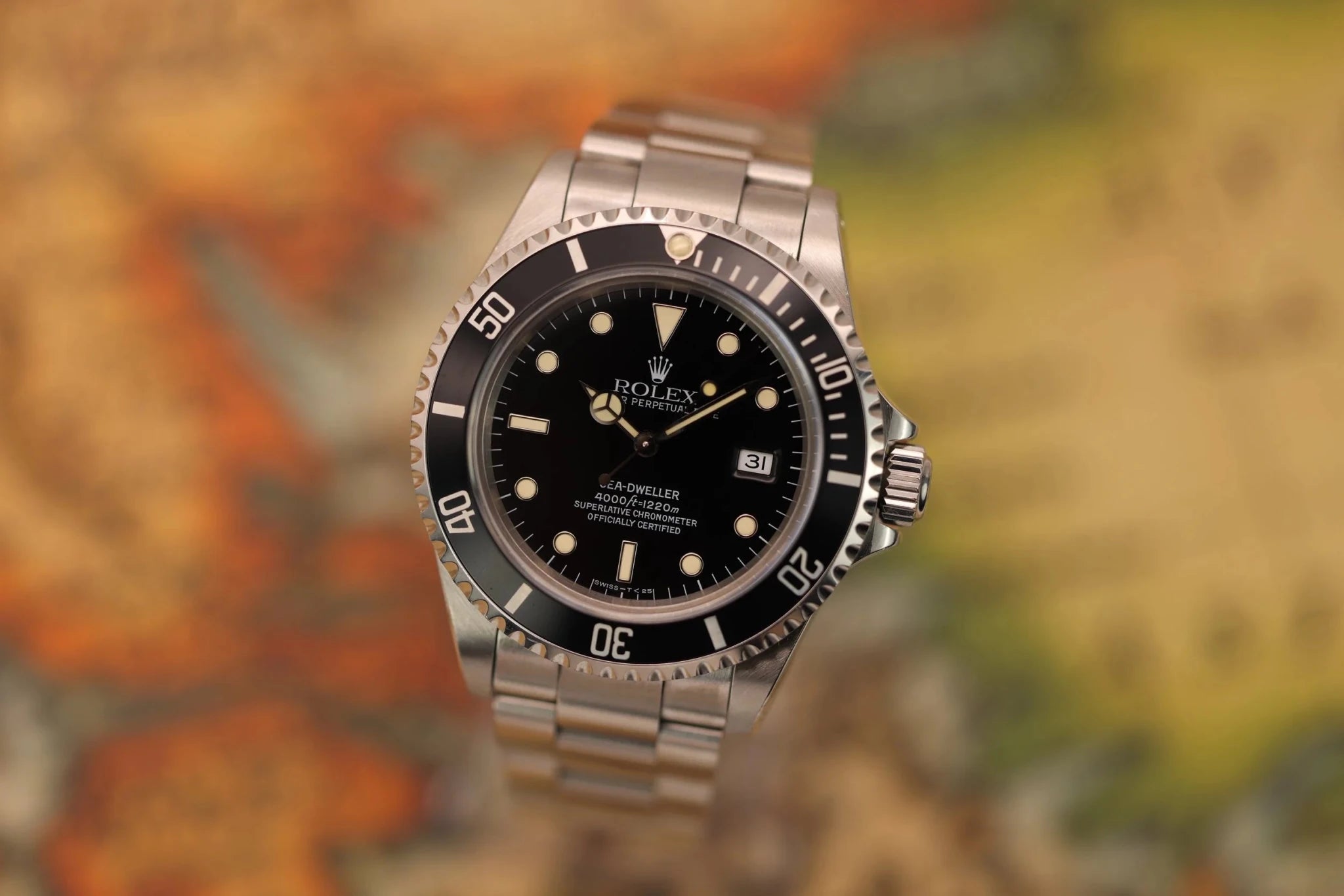 1998 Rolex Sea-Dweller Ref. 16600 | Creamy Patina | Full Set - Sierra Time Co