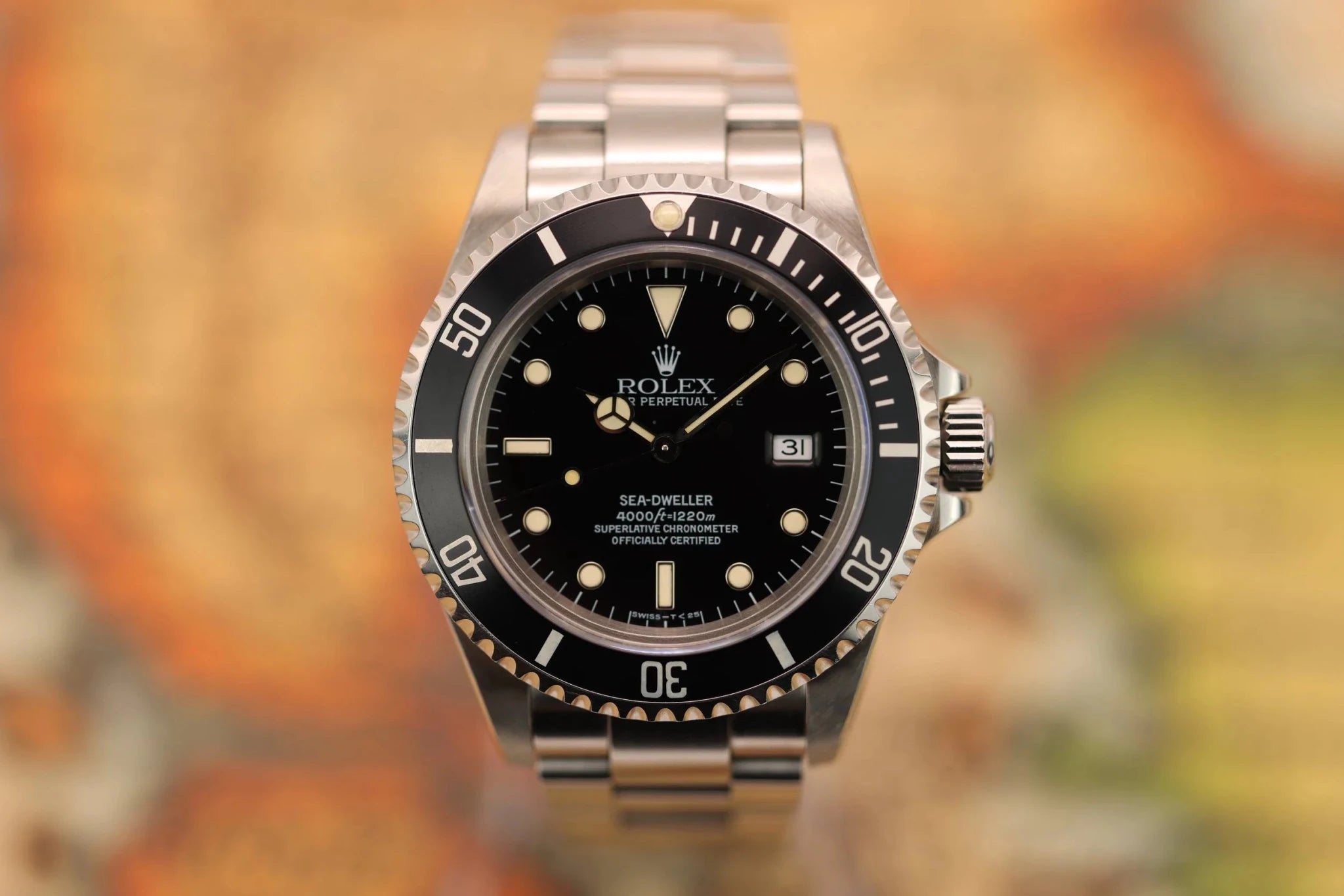 1998 Rolex Sea-Dweller Ref. 16600 | Creamy Patina | Full Set - Sierra Time Co