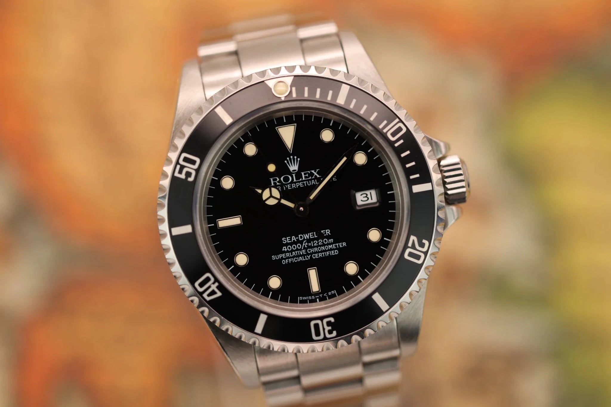 1998 Rolex Sea-Dweller Ref. 16600 | Creamy Patina | Full Set - Sierra Time Co